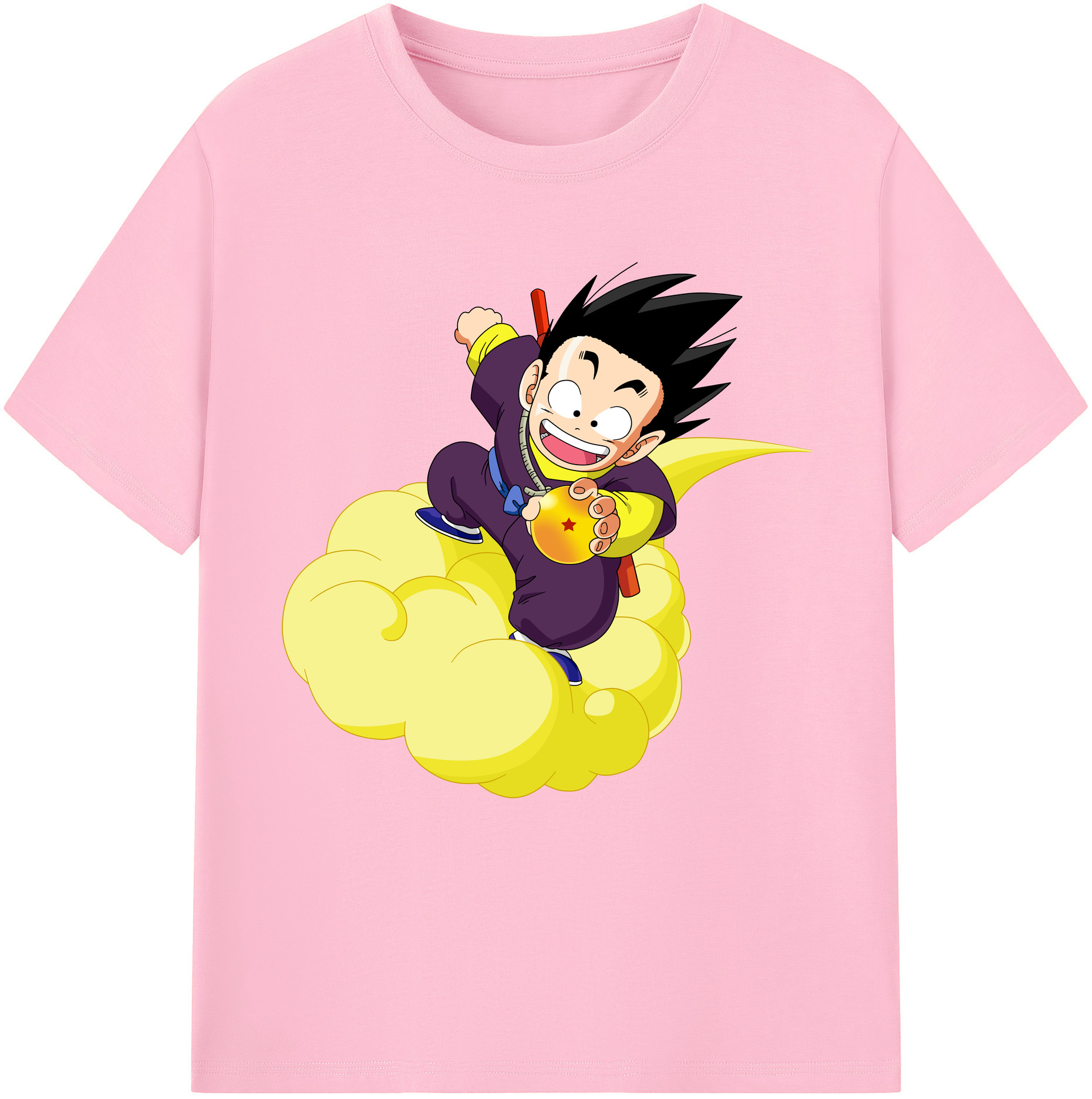 （画像用） ドラゴンボール 孫悟空（そん ごくう）Son Goku カカロット DRAGON BALL Kakarotto 綿100％半袖Tシャツ（フロントプリント）
