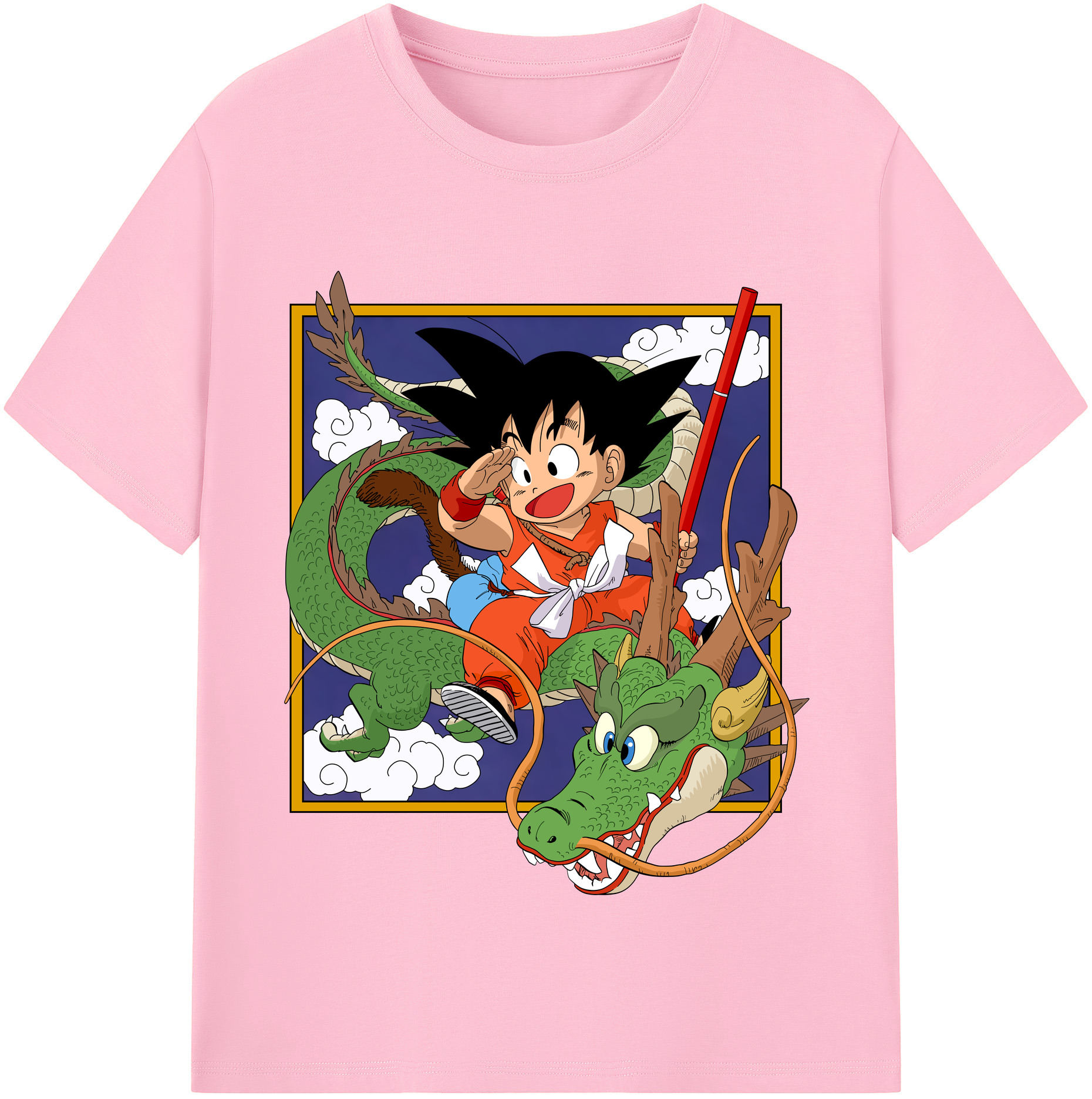（画像用） ドラゴンボール 孫悟空（そん ごくう）Son Goku カカロット DRAGON BALL Kakarotto 綿100％半袖Tシャツ（フロントプリント）