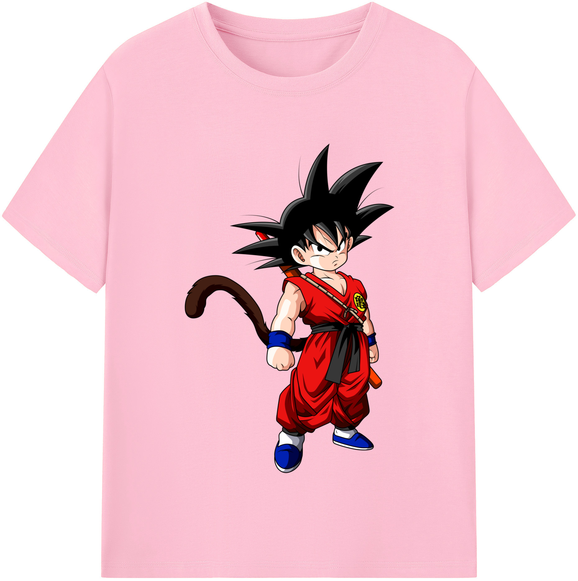 （画像用） ドラゴンボール 孫悟空（そん ごくう）Son Goku カカロット DRAGON BALL Kakarotto 綿100％半袖Tシャツ（フロントプリント）
