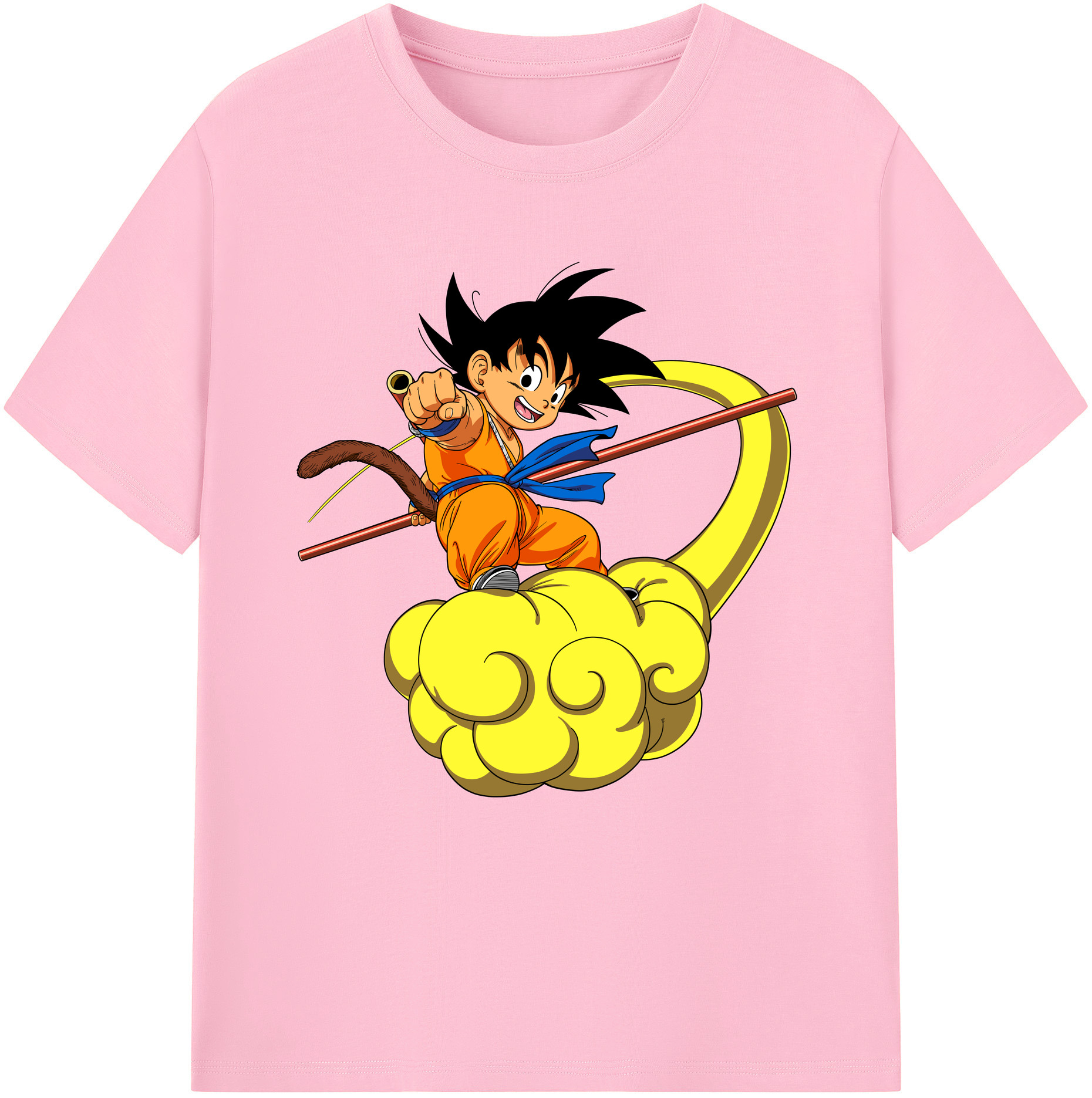 （画像用） ドラゴンボール 孫悟空（そん ごくう）Son Goku カカロット DRAGON BALL Kakarotto 綿100％半袖Tシャツ（フロントプリント）