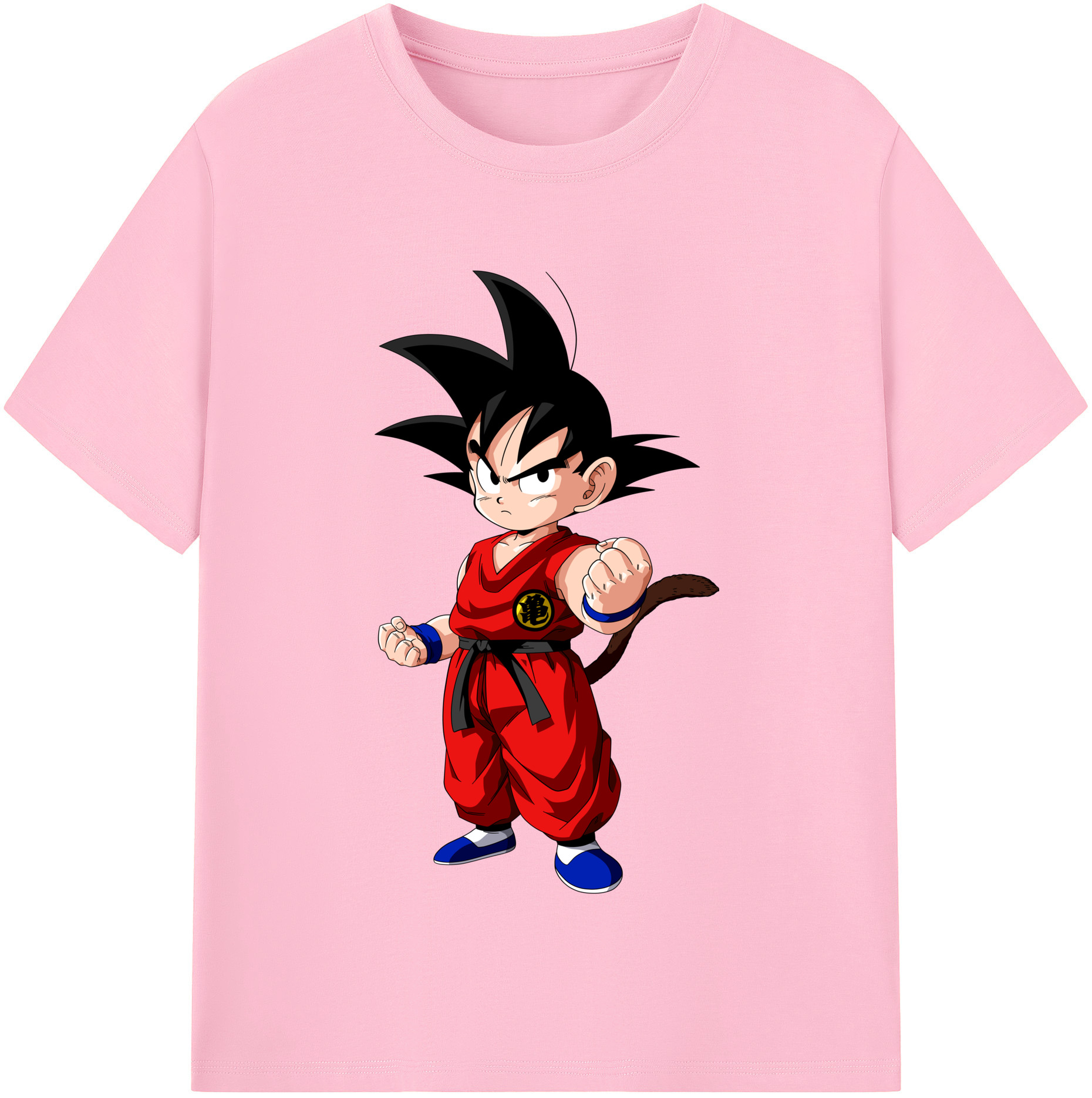 （画像用） ドラゴンボール 孫悟空（そん ごくう）Son Goku カカロット DRAGON BALL Kakarotto 綿100％半袖Tシャツ（フロントプリント）