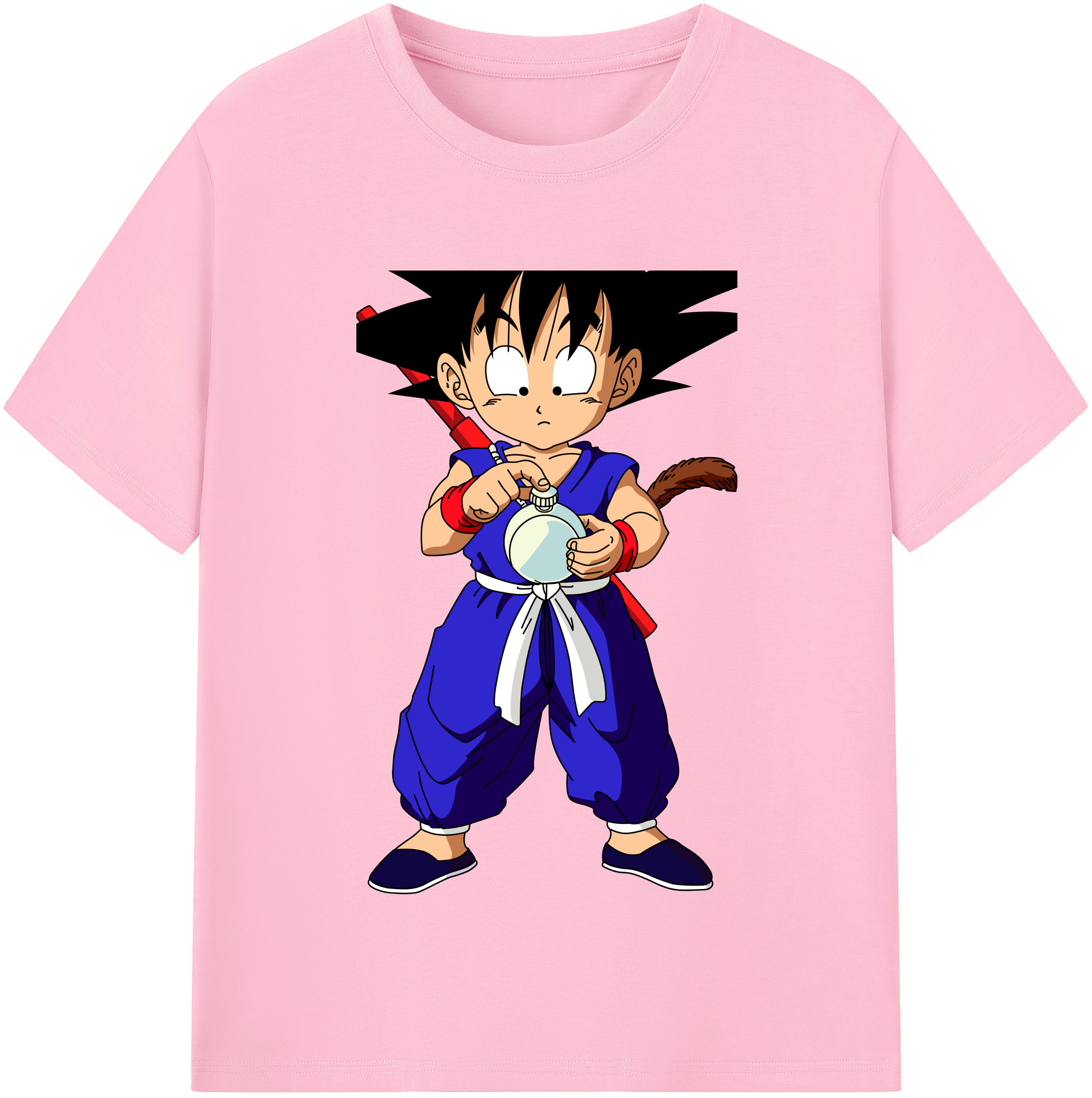 （画像用） ドラゴンボール 孫悟空（そん ごくう）Son Goku カカロット DRAGON BALL Kakarotto 綿100％半袖Tシャツ（フロントプリント）