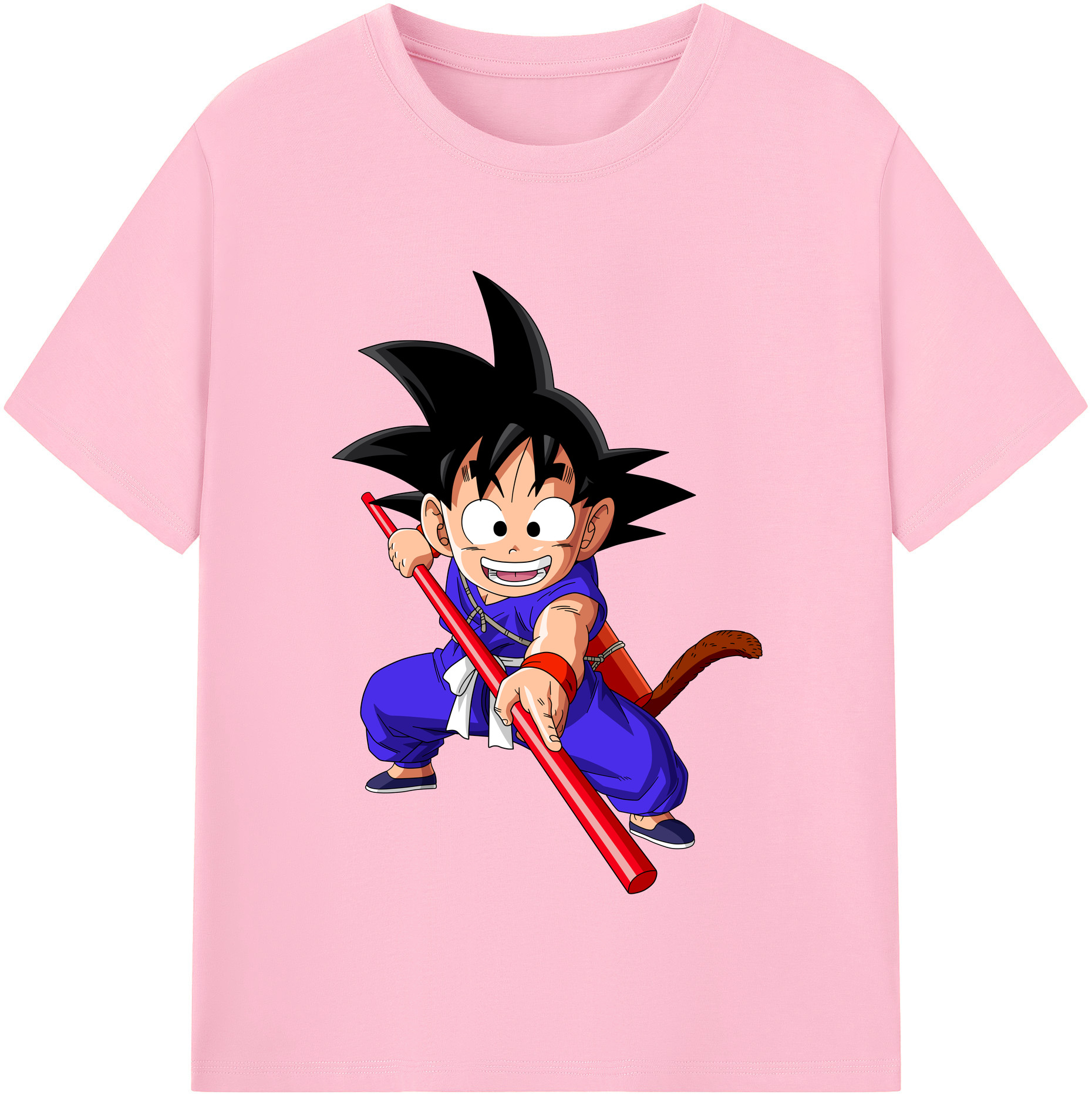 （画像用） ドラゴンボール 孫悟空（そん ごくう）Son Goku カカロット DRAGON BALL Kakarotto 綿100％半袖Tシャツ（フロントプリント）