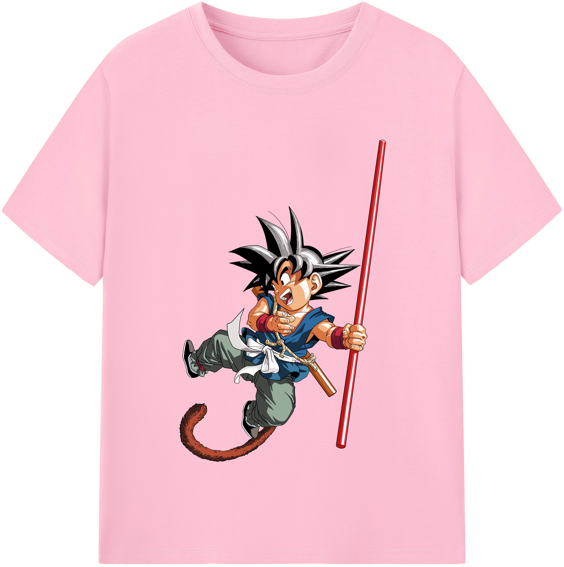 （画像用） ドラゴンボール 孫悟空（そん ごくう）Son Goku カカロット DRAGON BALL Kakarotto 綿100％半袖Tシャツ（フロントプリント）