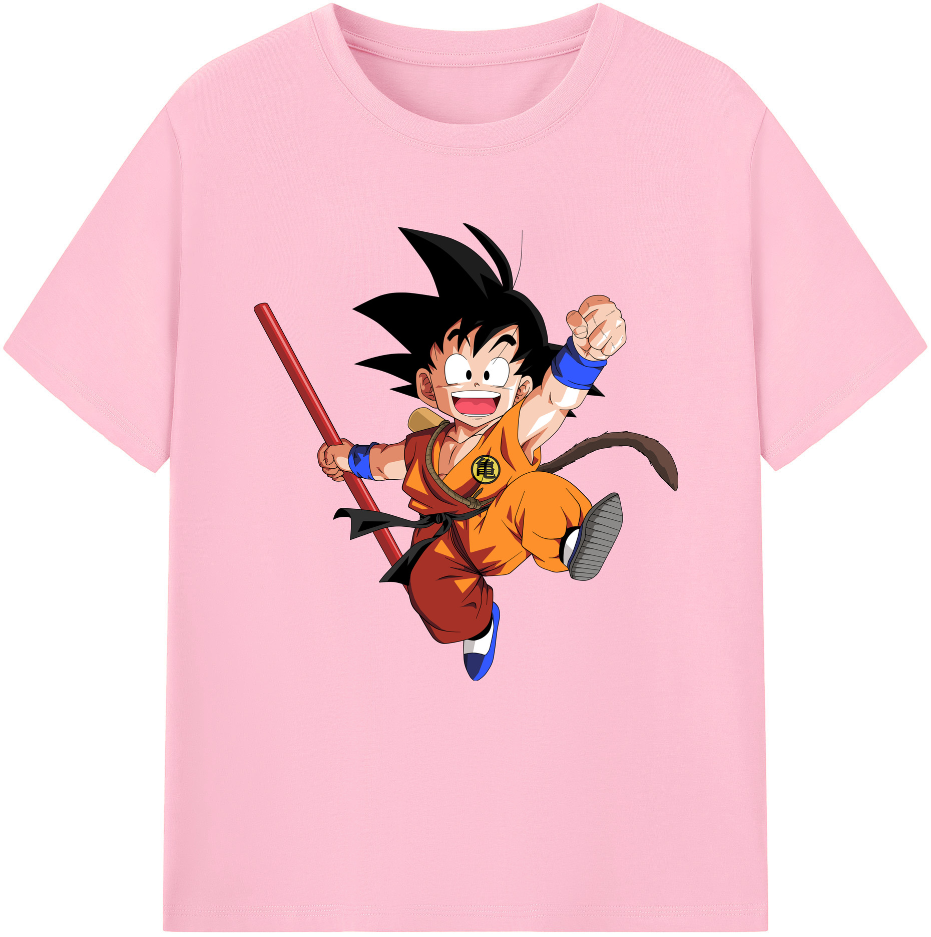 （画像用） ドラゴンボール 孫悟空（そん ごくう）Son Goku カカロット DRAGON BALL Kakarotto 綿100％半袖Tシャツ（フロントプリント）