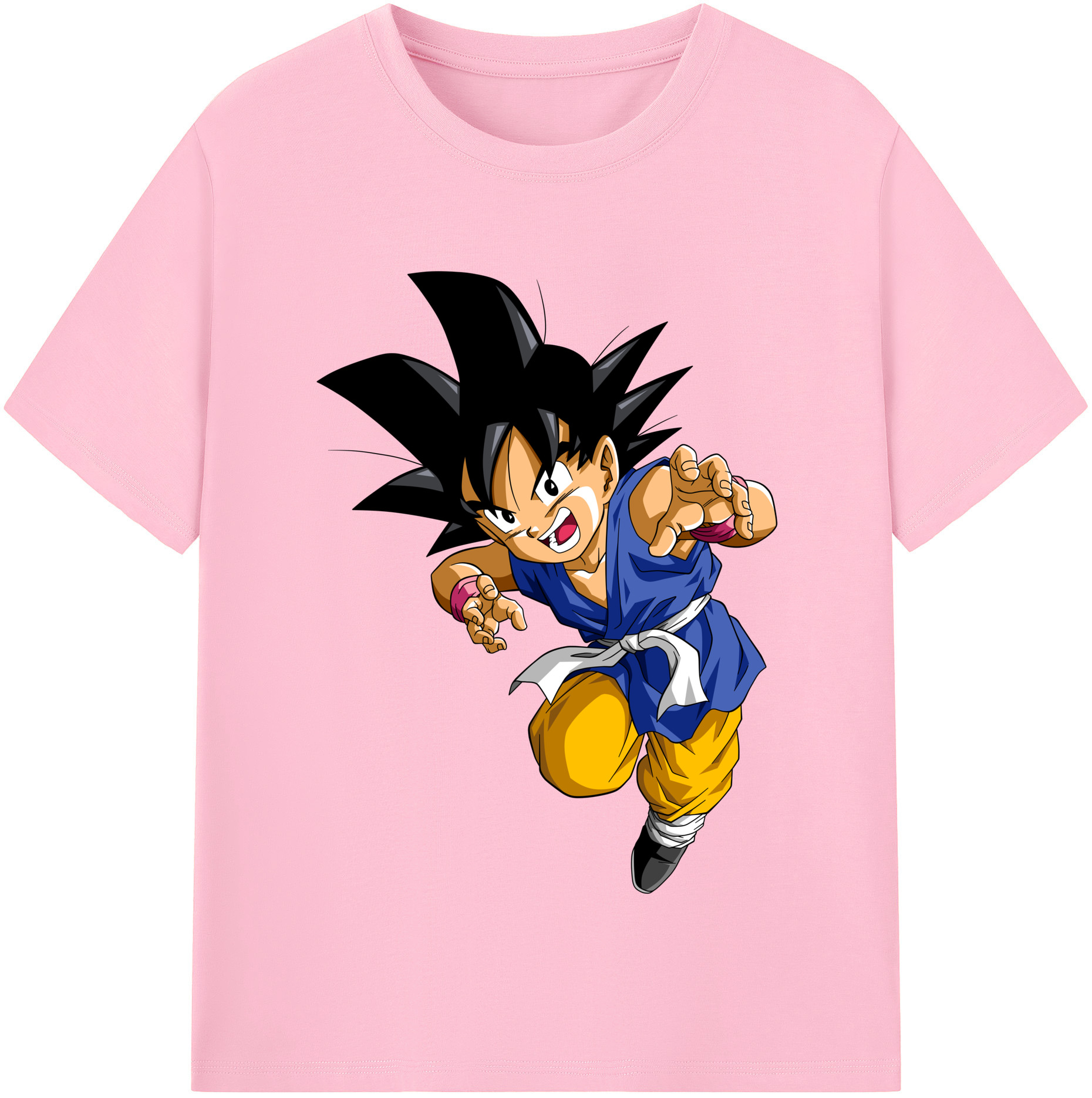 （画像用） ドラゴンボール 孫悟空（そん ごくう）Son Goku カカロット DRAGON BALL Kakarotto 綿100％半袖Tシャツ（フロントプリント）