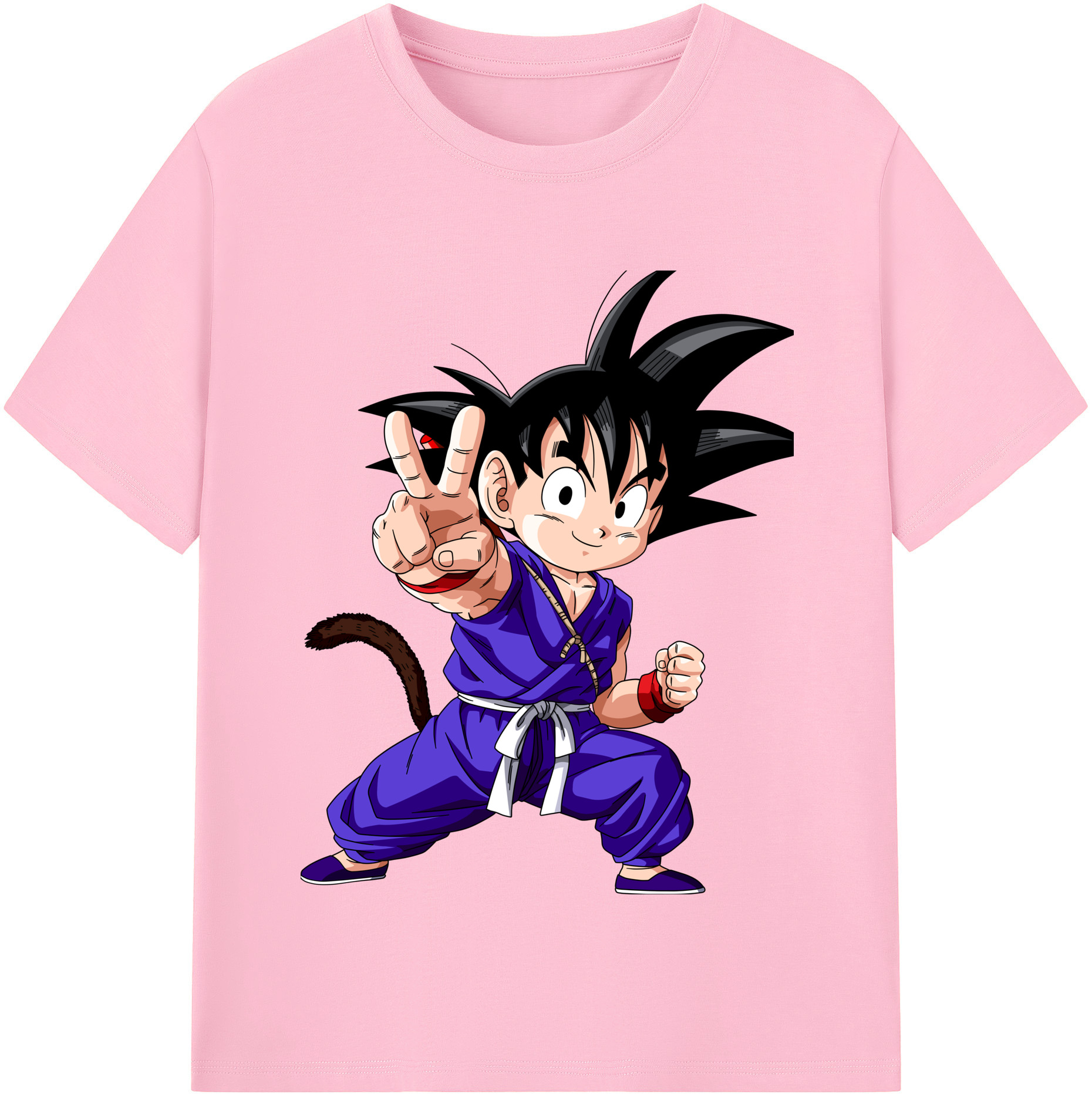 （画像用） ドラゴンボール 孫悟空（そん ごくう）Son Goku カカロット DRAGON BALL Kakarotto 綿100％半袖Tシャツ（フロントプリント）