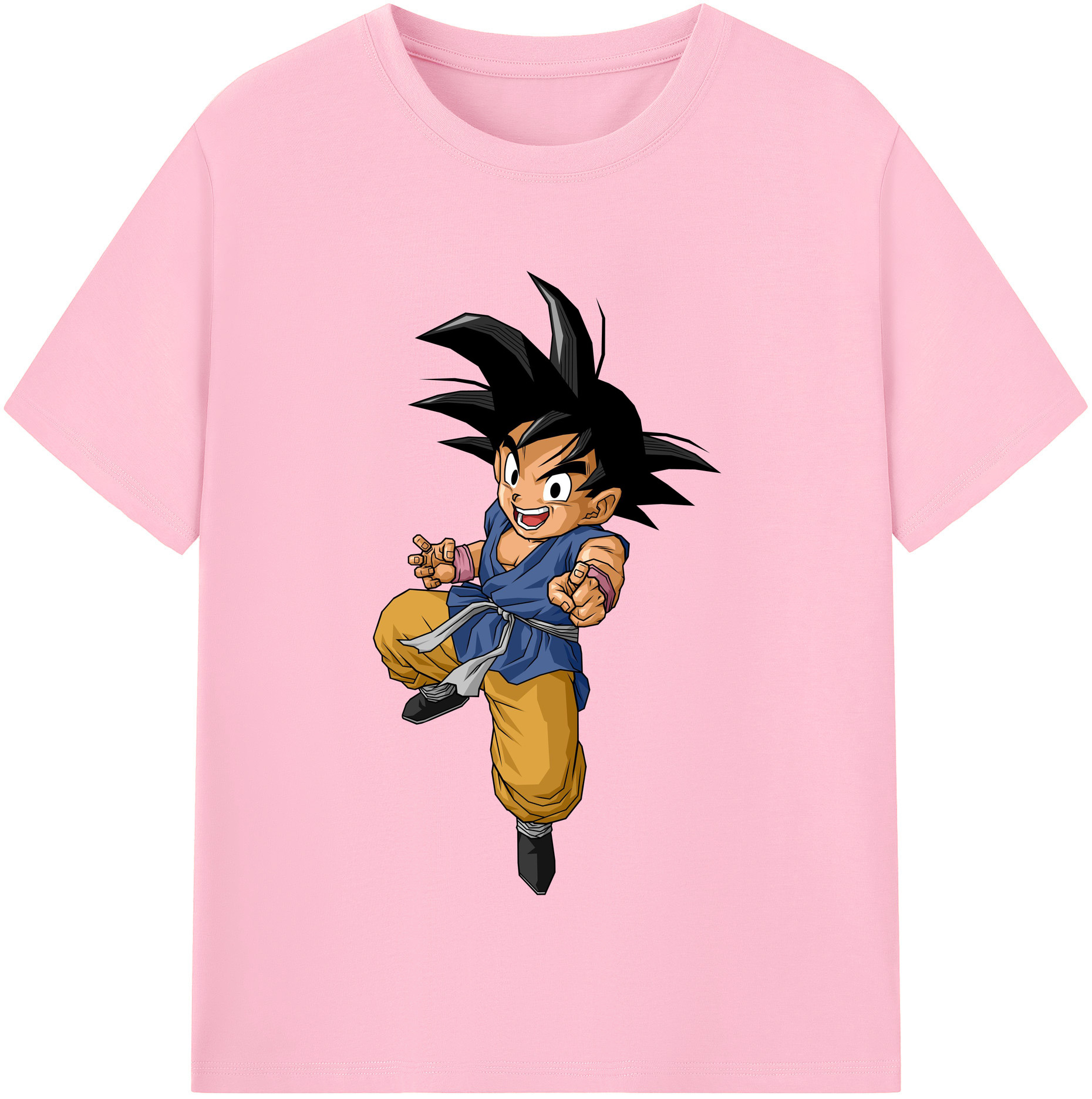 （画像用） ドラゴンボール 孫悟空（そん ごくう）Son Goku カカロット DRAGON BALL Kakarotto 綿100％半袖Tシャツ（フロントプリント）