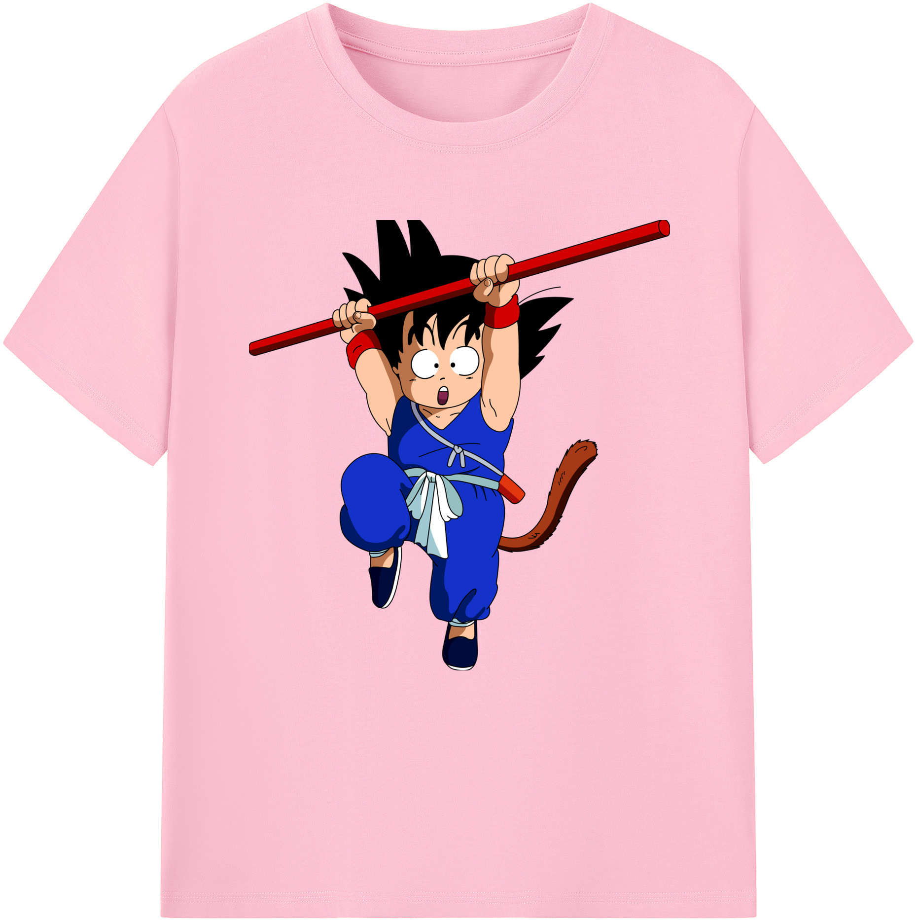 （画像用） ドラゴンボール 孫悟空（そん ごくう）Son Goku カカロット DRAGON BALL Kakarotto 綿100％半袖Tシャツ（フロントプリント）