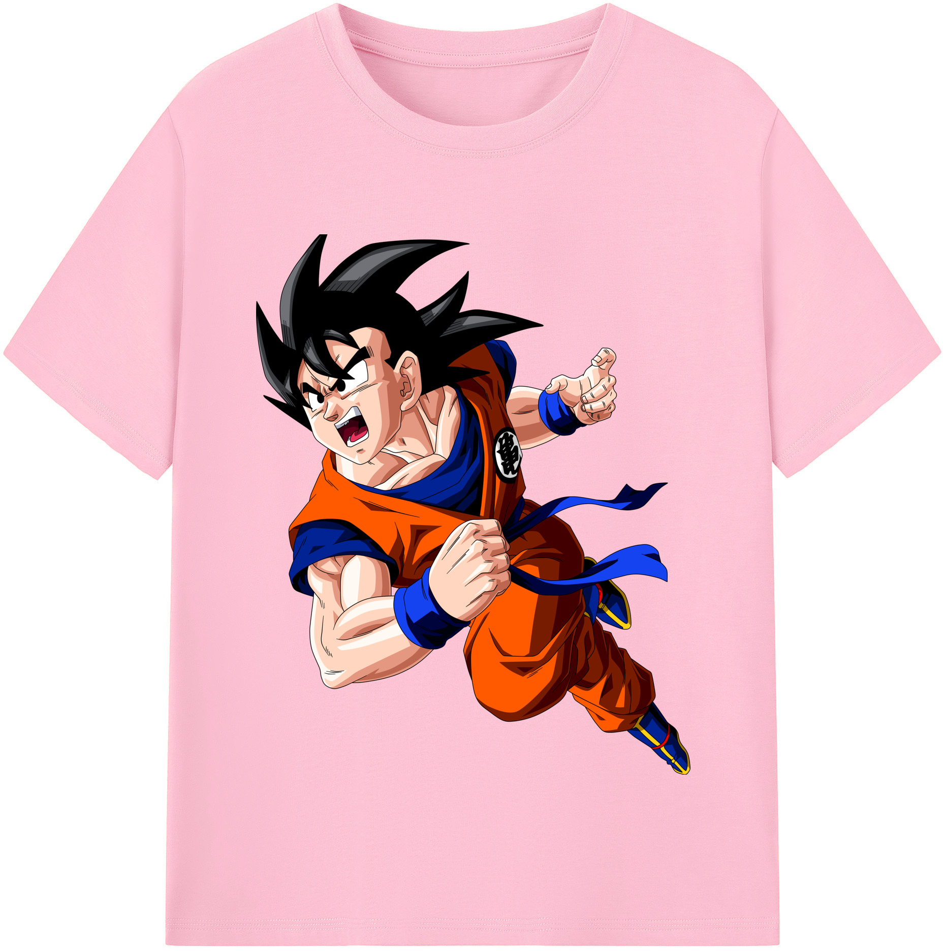 （画像用） ドラゴンボール 孫悟空（そん ごくう）Son Goku カカロット DRAGON BALL Kakarotto 綿100％半袖Tシャツ（フロントプリント）