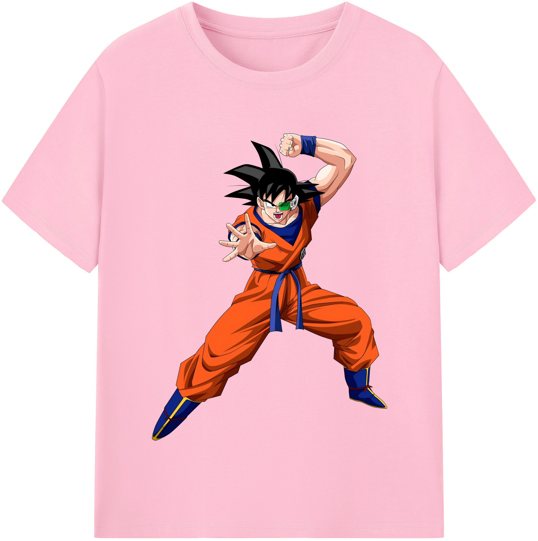 （画像用） ドラゴンボール 孫悟空（そん ごくう）Son Goku カカロット DRAGON BALL Kakarotto 綿100％半袖Tシャツ（フロントプリント）