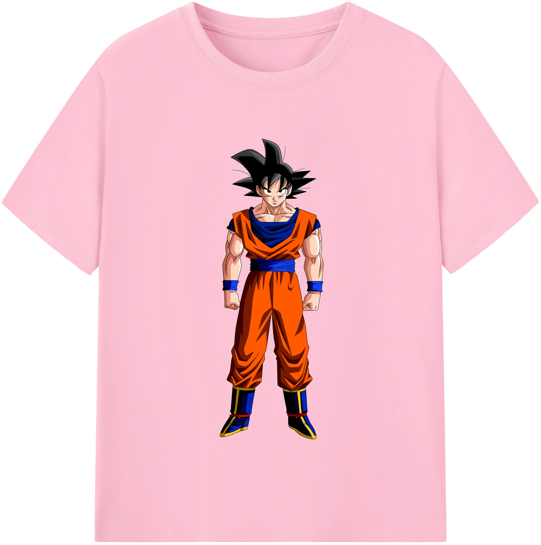 （画像用） ドラゴンボール 孫悟空（そん ごくう）Son Goku カカロット DRAGON BALL Kakarotto 綿100％半袖Tシャツ（フロントプリント）