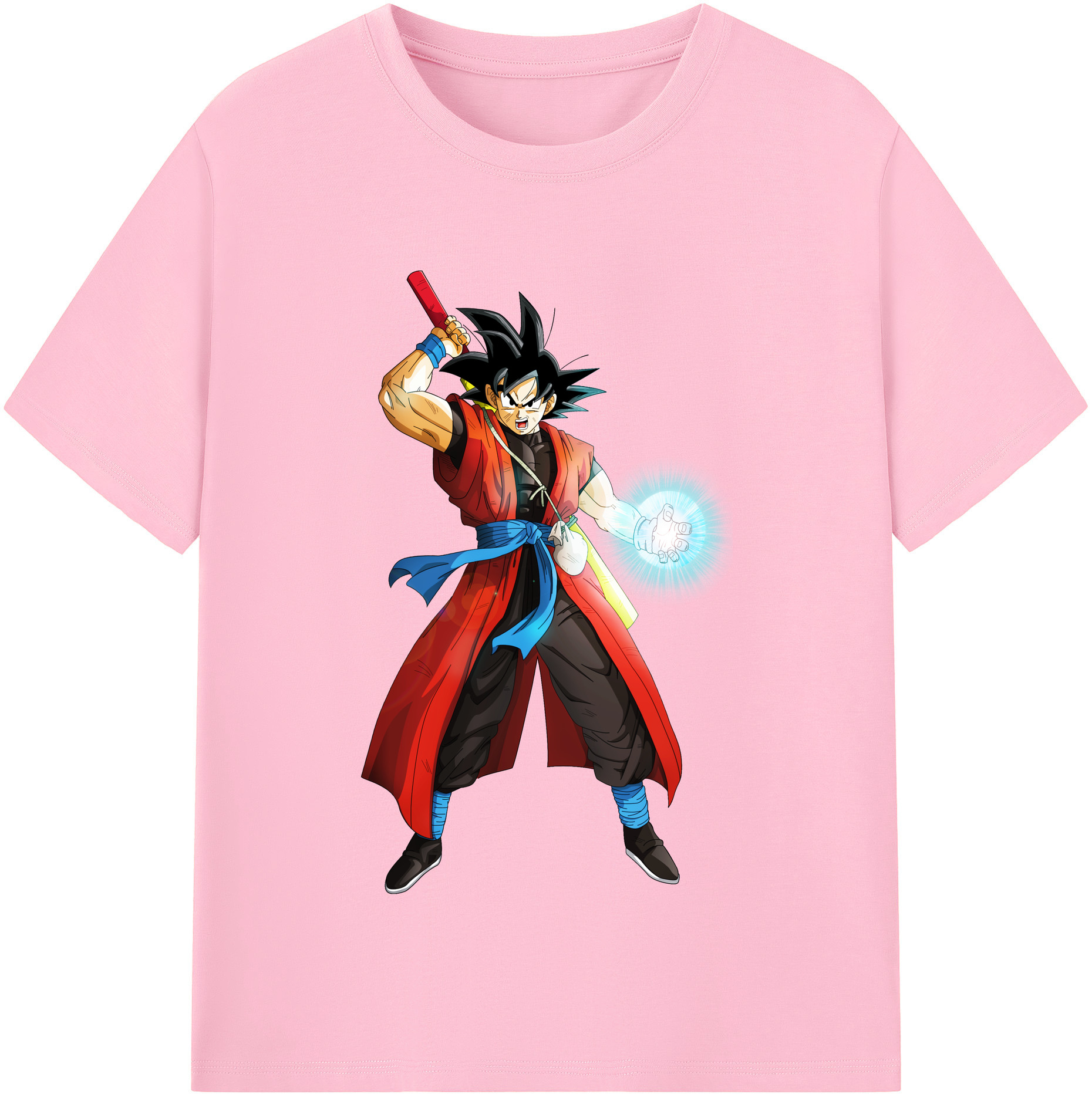 （画像用） ドラゴンボール 孫悟空（そん ごくう）Son Goku カカロット DRAGON BALL Kakarotto 綿100％半袖Tシャツ（フロントプリント）