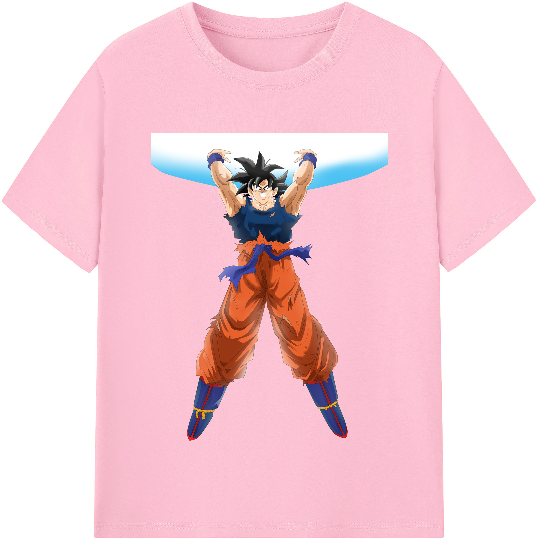 （画像用） ドラゴンボール 孫悟空（そん ごくう）Son Goku カカロット DRAGON BALL Kakarotto 綿100％半袖Tシャツ（フロントプリント）