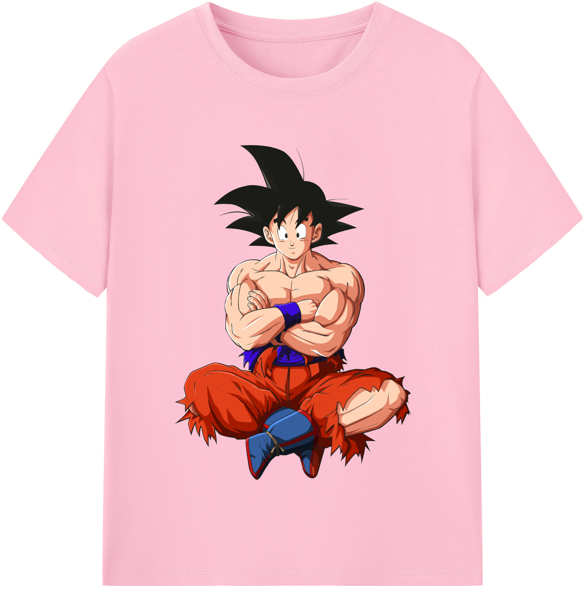 （画像用） ドラゴンボール 孫悟空（そん ごくう）Son Goku カカロット DRAGON BALL Kakarotto 綿100％半袖Tシャツ（フロントプリント）