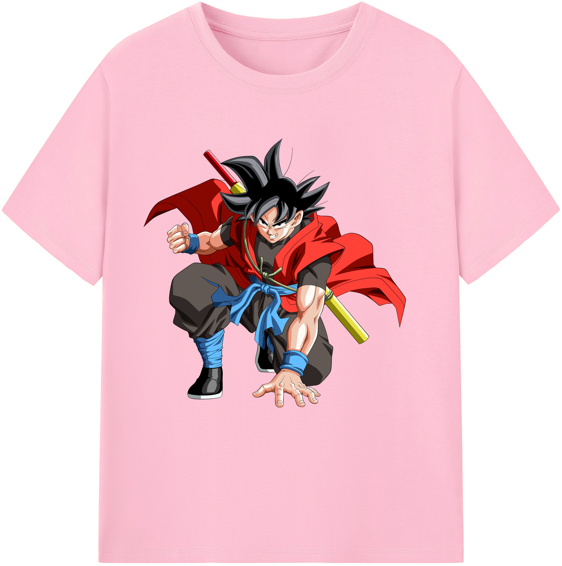 （画像用） ドラゴンボール 孫悟空（そん ごくう）Son Goku カカロット DRAGON BALL Kakarotto 綿100％半袖Tシャツ（フロントプリント）