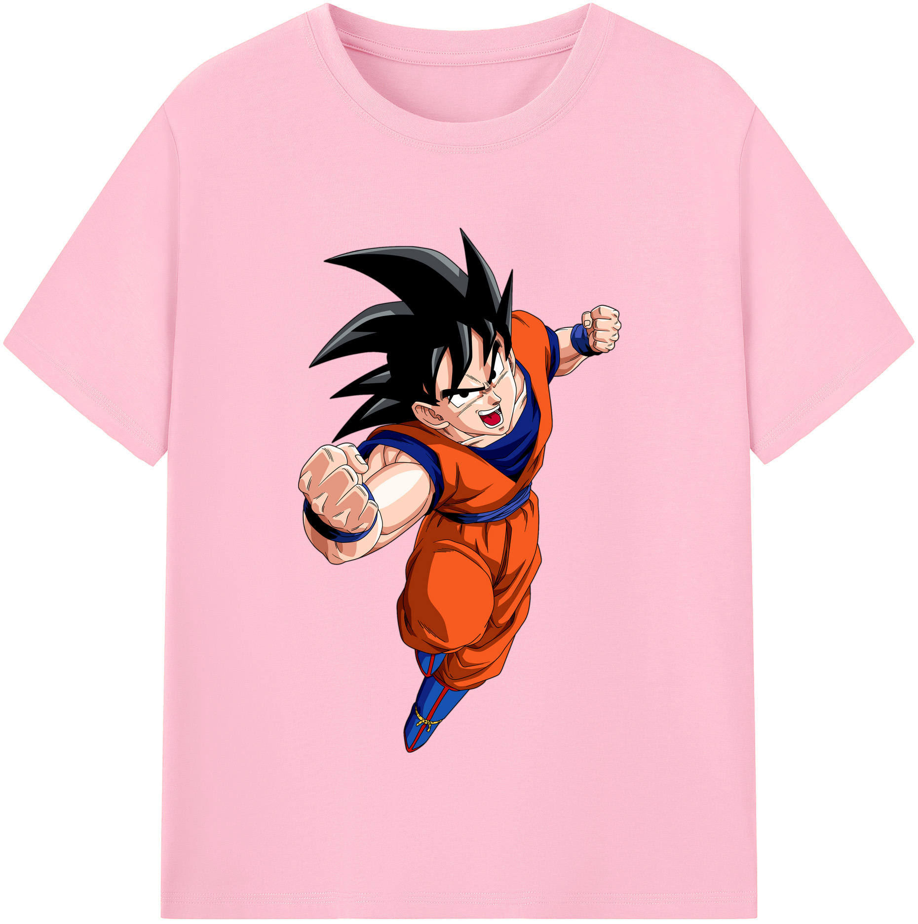 （画像用） ドラゴンボール 孫悟空（そん ごくう）Son Goku カカロット DRAGON BALL Kakarotto 綿100％半袖Tシャツ（フロントプリント）
