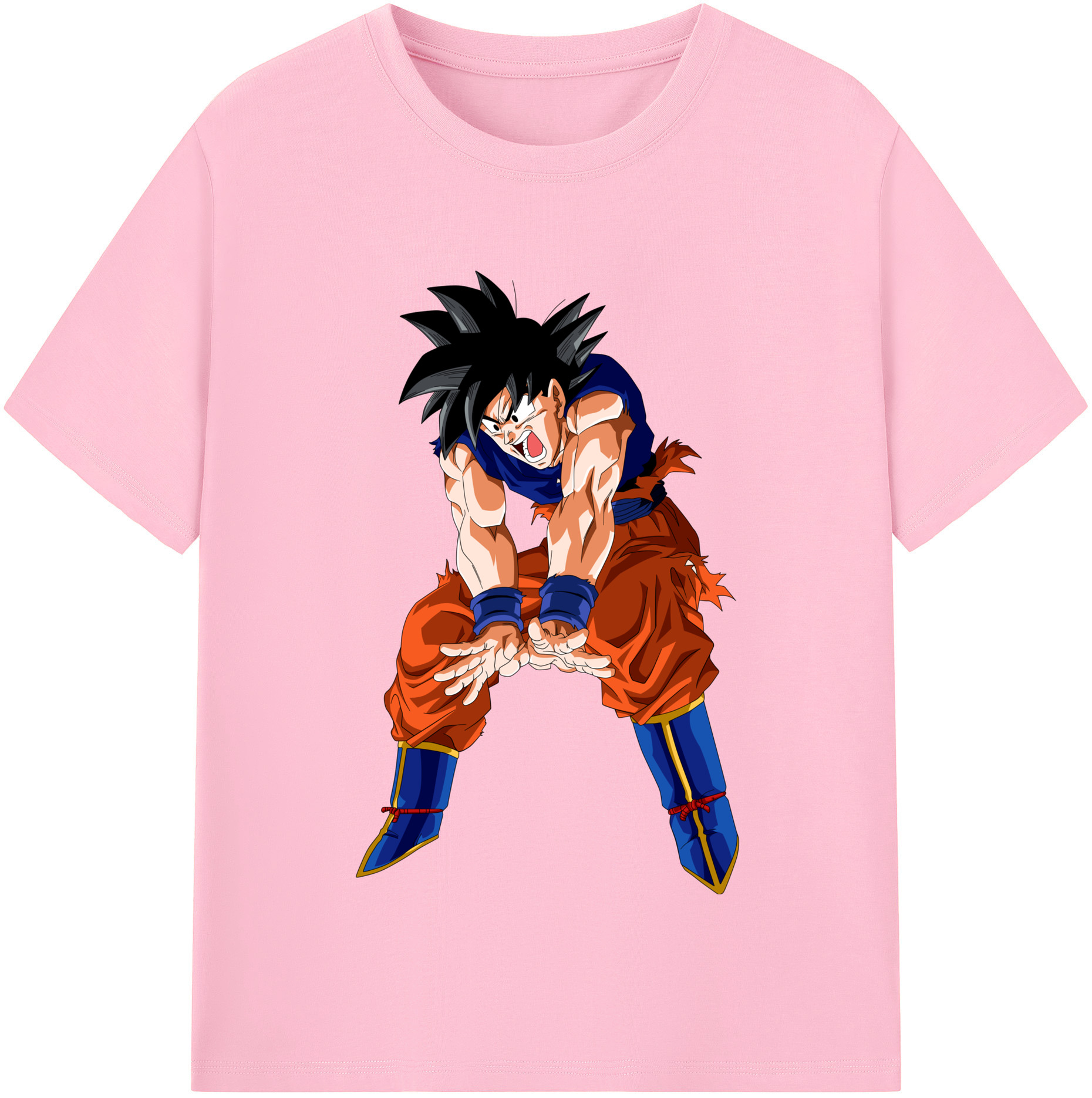（画像用） ドラゴンボール 孫悟空（そん ごくう）Son Goku カカロット DRAGON BALL Kakarotto 綿100％半袖Tシャツ（フロントプリント）