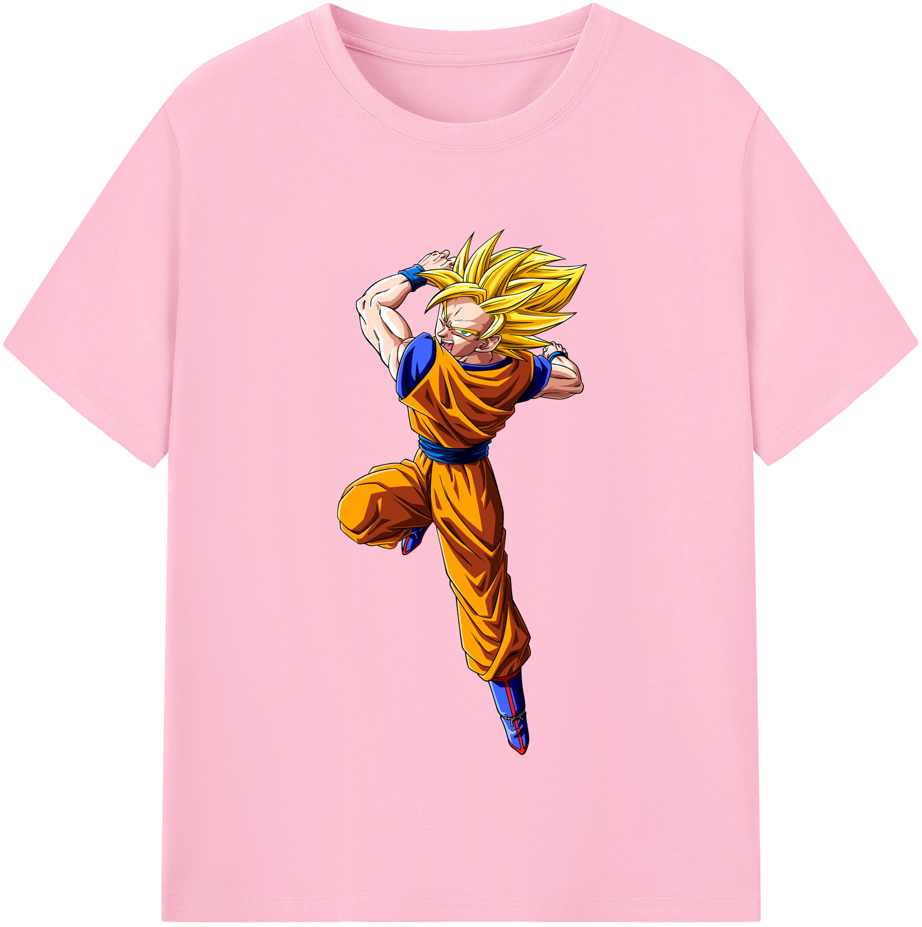 （画像用） ドラゴンボール 孫悟空（そん ごくう）Son Goku カカロット DRAGON BALL Kakarotto 綿100％半袖Tシャツ（フロントプリント）