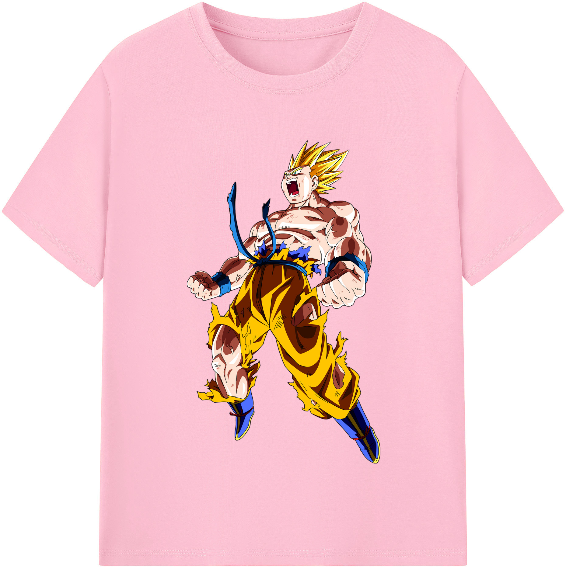 （画像用） ドラゴンボール 孫悟空（そん ごくう）Son Goku カカロット DRAGON BALL Kakarotto 綿100％半袖Tシャツ（フロントプリント）