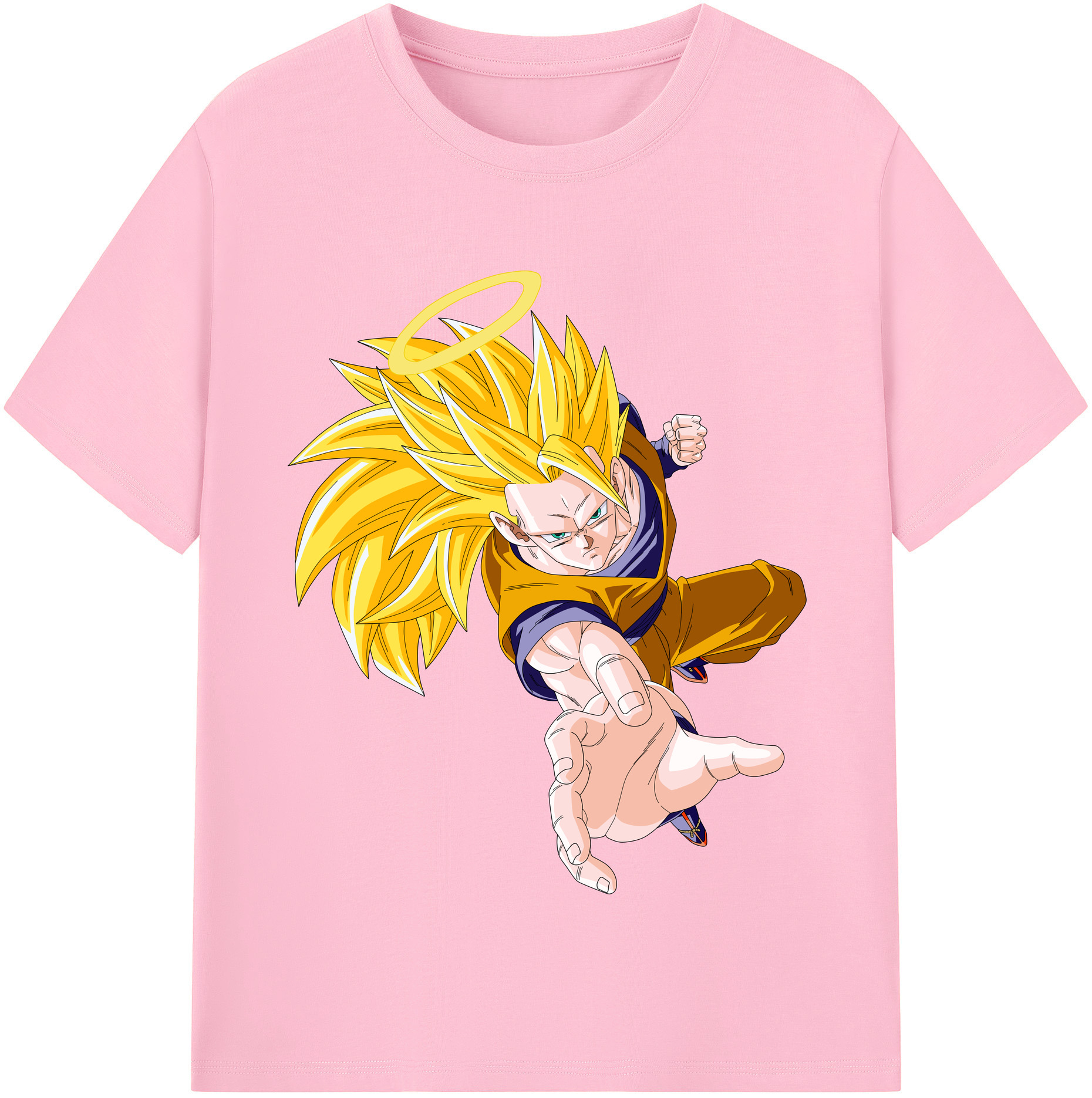 （画像用） ドラゴンボール 孫悟空（そん ごくう）Son Goku カカロット DRAGON BALL Kakarotto 綿100％半袖Tシャツ（フロントプリント）