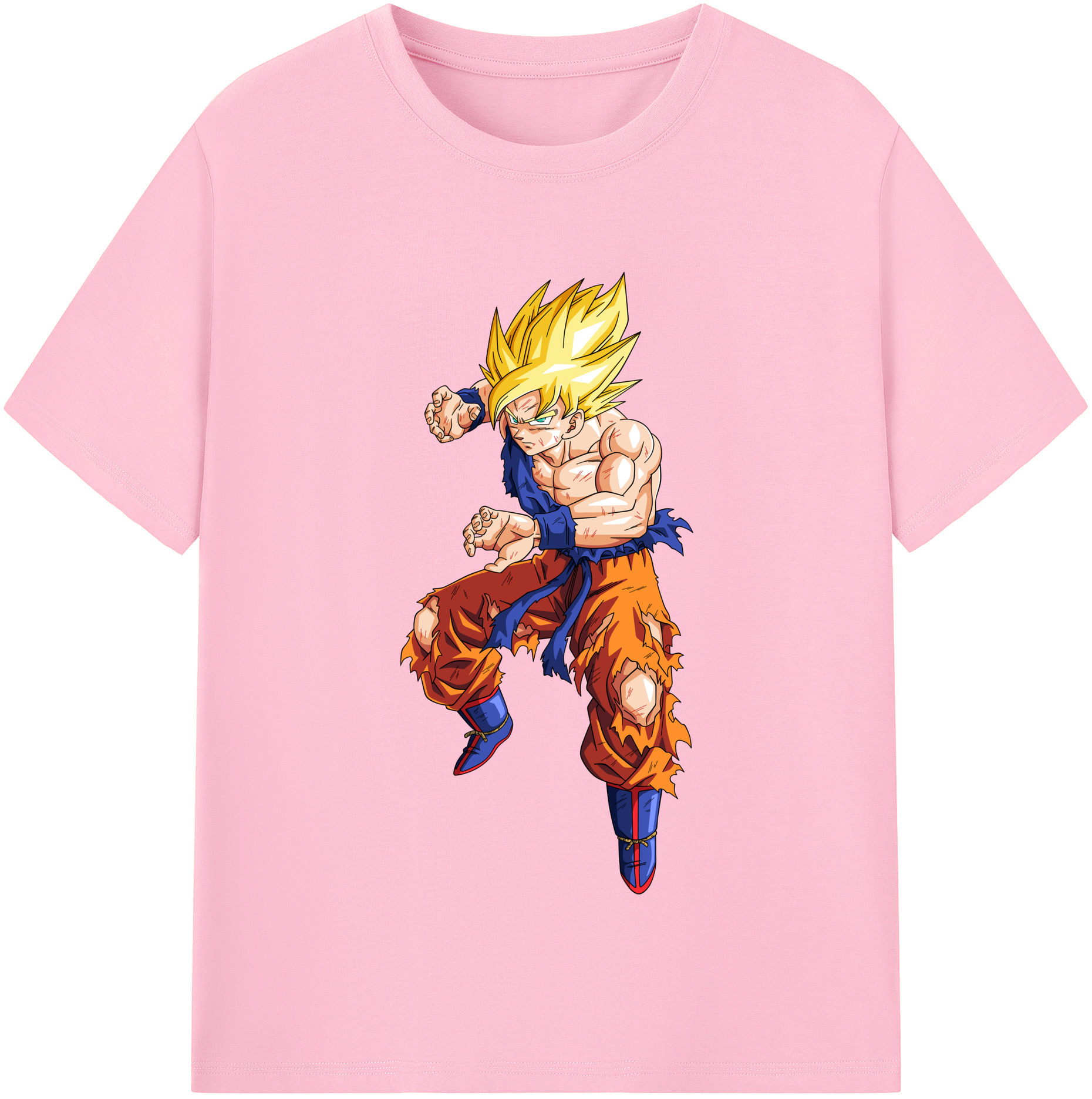 （画像用） ドラゴンボール 孫悟空（そん ごくう）Son Goku カカロット DRAGON BALL Kakarotto 綿100％半袖Tシャツ（フロントプリント）