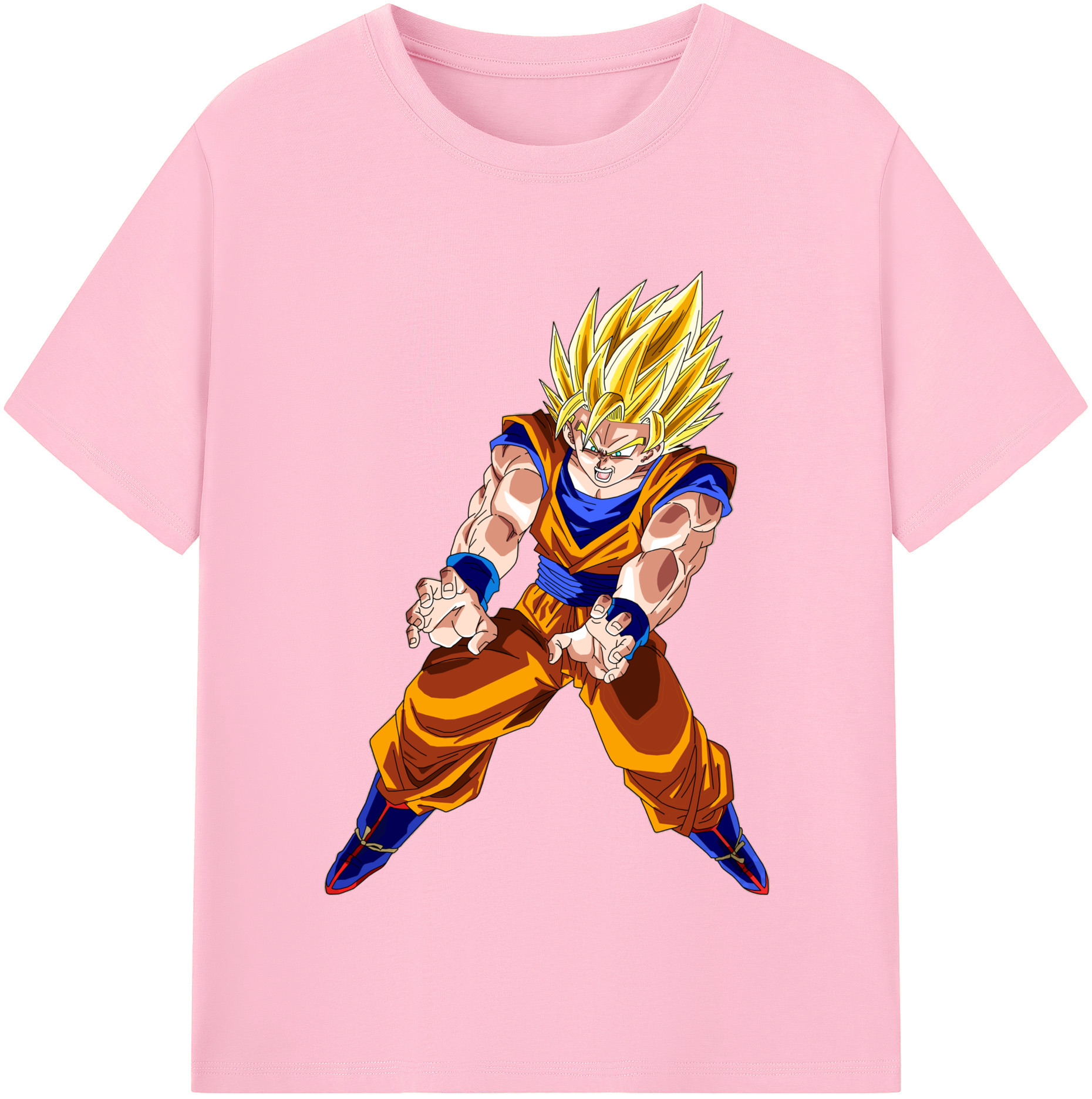 （画像用） ドラゴンボール 孫悟空（そん ごくう）Son Goku カカロット DRAGON BALL Kakarotto 綿100％半袖Tシャツ（フロントプリント）
