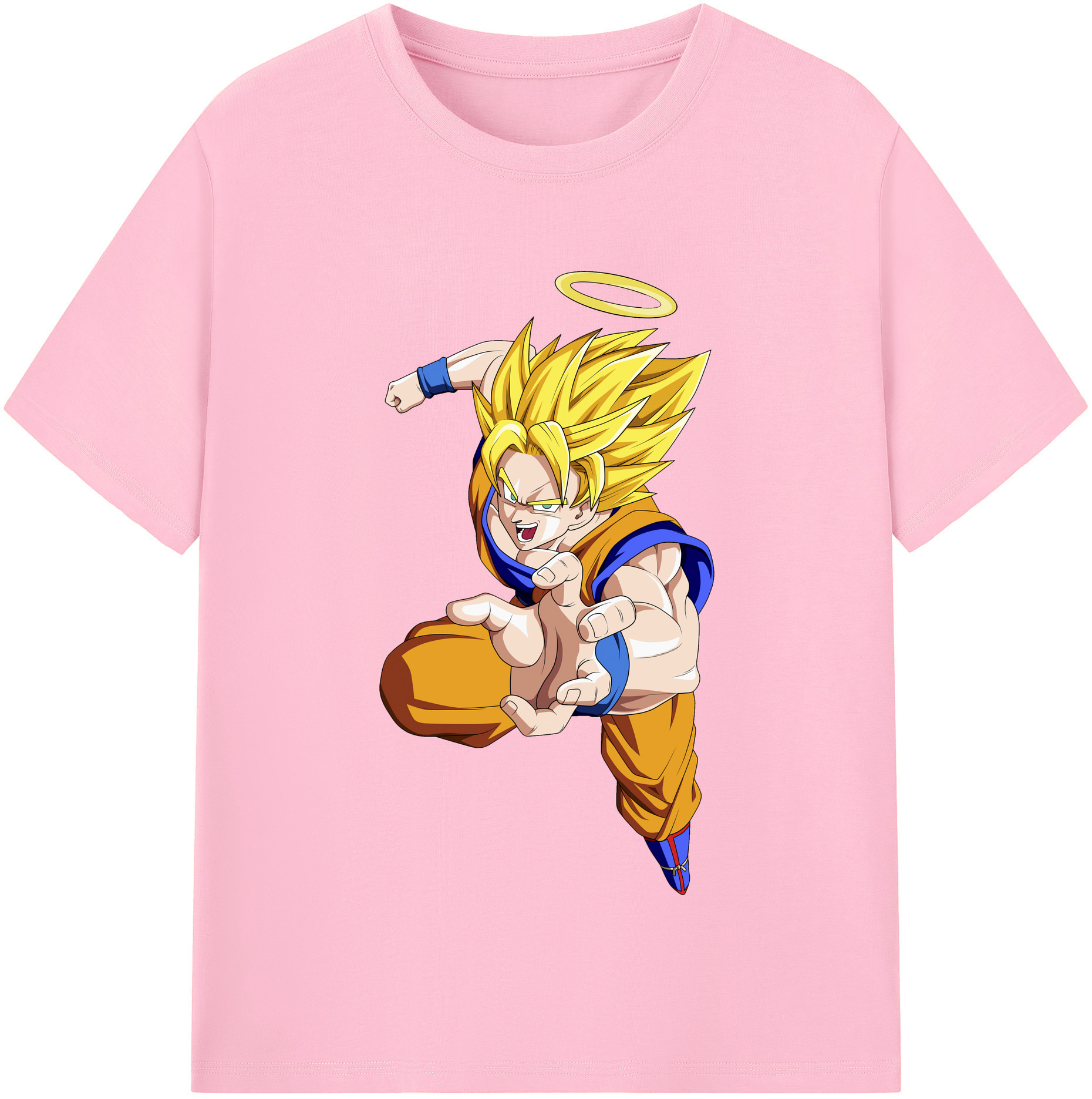 （画像用） ドラゴンボール 孫悟空（そん ごくう）Son Goku カカロット DRAGON BALL Kakarotto 綿100％半袖Tシャツ（フロントプリント）