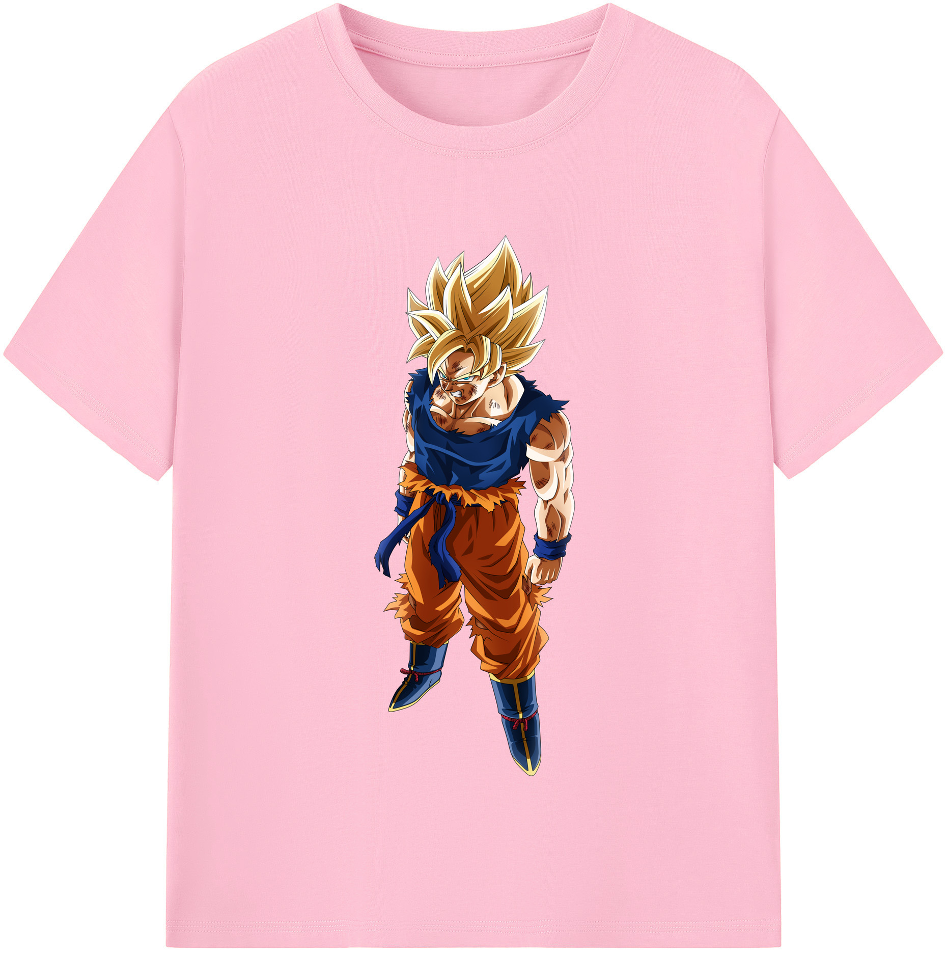 （画像用） ドラゴンボール 孫悟空（そん ごくう）Son Goku カカロット DRAGON BALL Kakarotto 綿100％半袖Tシャツ（フロントプリント）