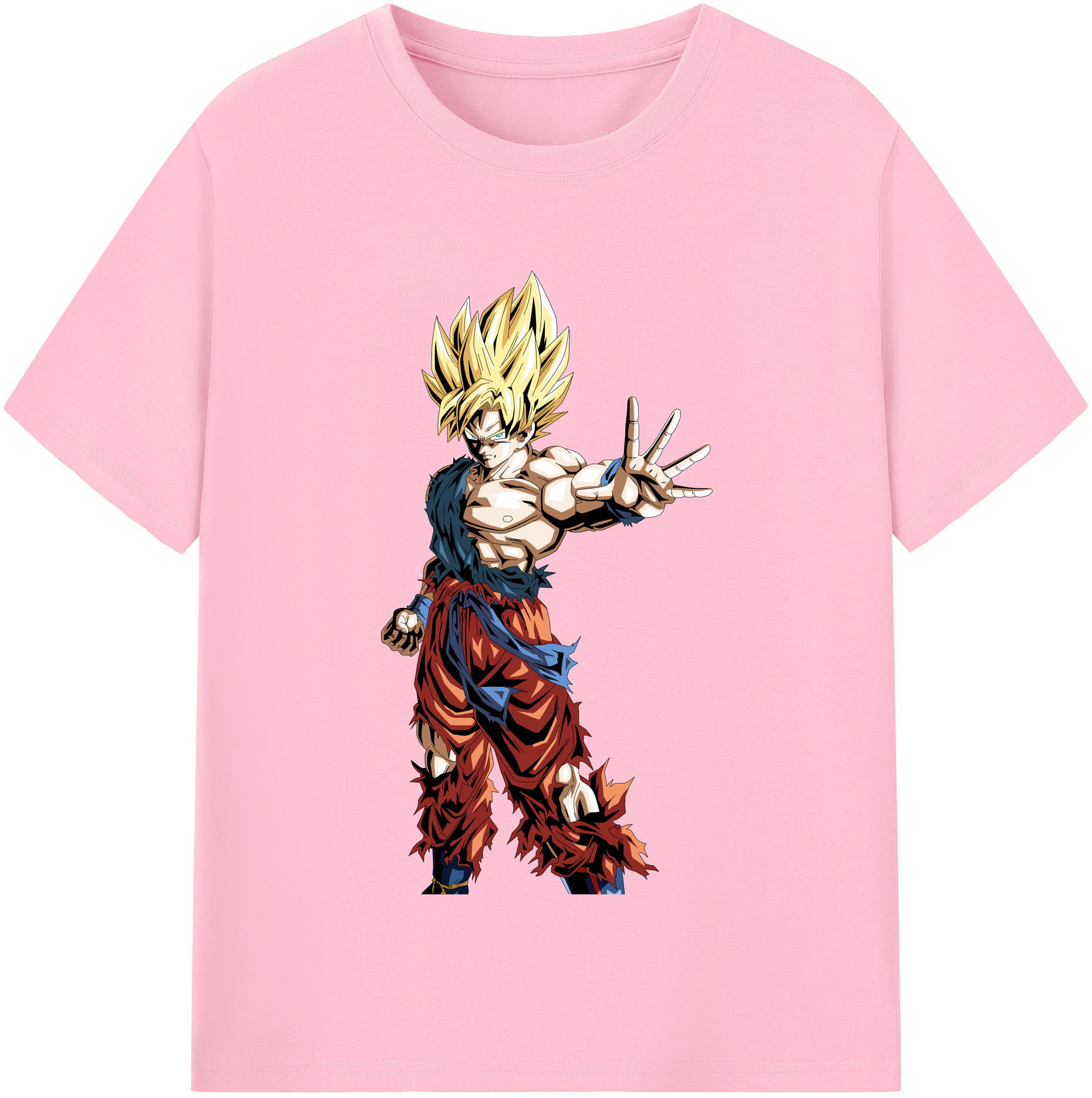 （画像用） ドラゴンボール 孫悟空（そん ごくう）Son Goku カカロット DRAGON BALL Kakarotto 綿100％半袖Tシャツ（フロントプリント）