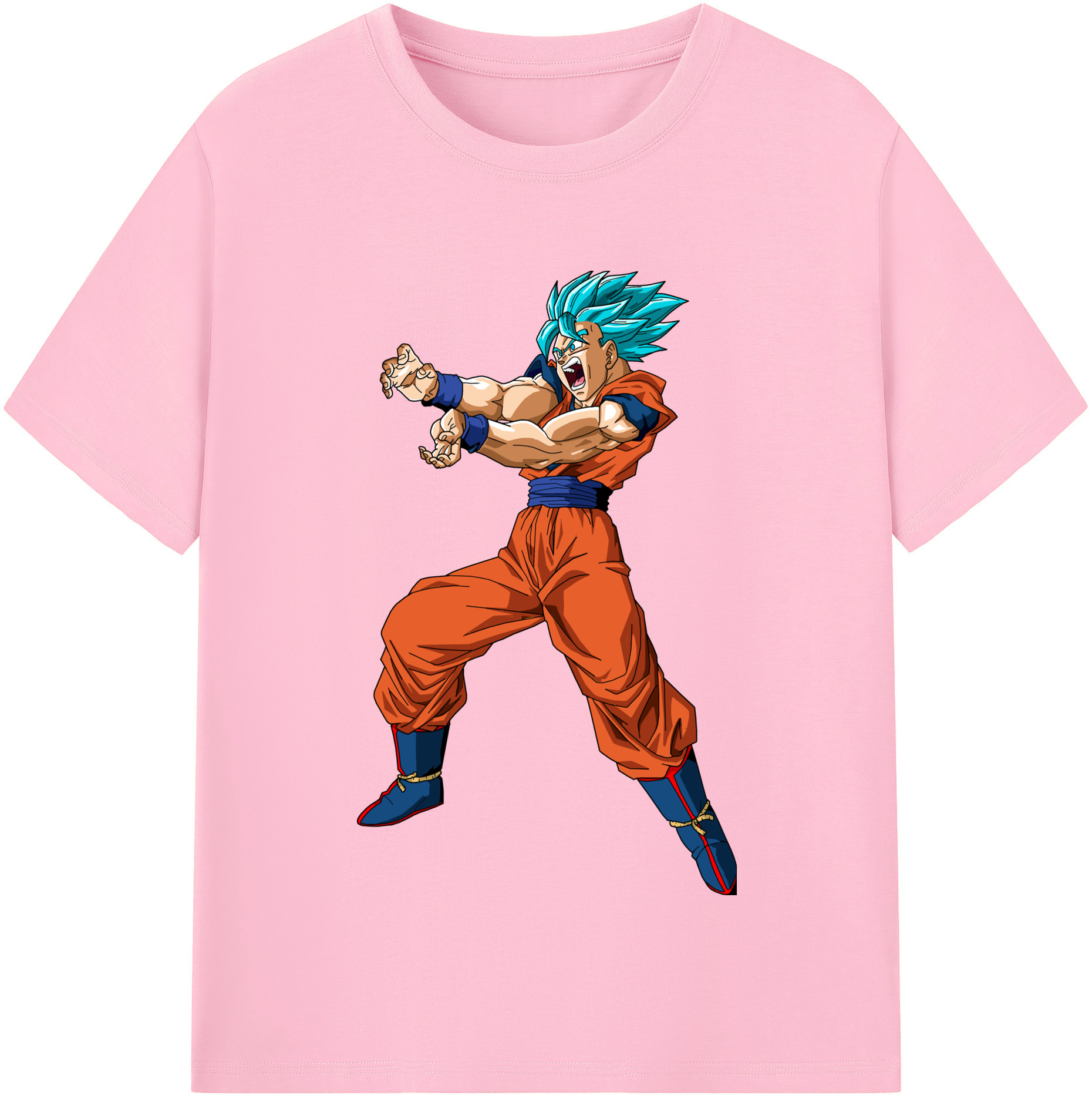 （画像用） ドラゴンボール 孫悟空（そん ごくう）Son Goku カカロット DRAGON BALL Kakarotto 綿100％半袖Tシャツ（フロントプリント）