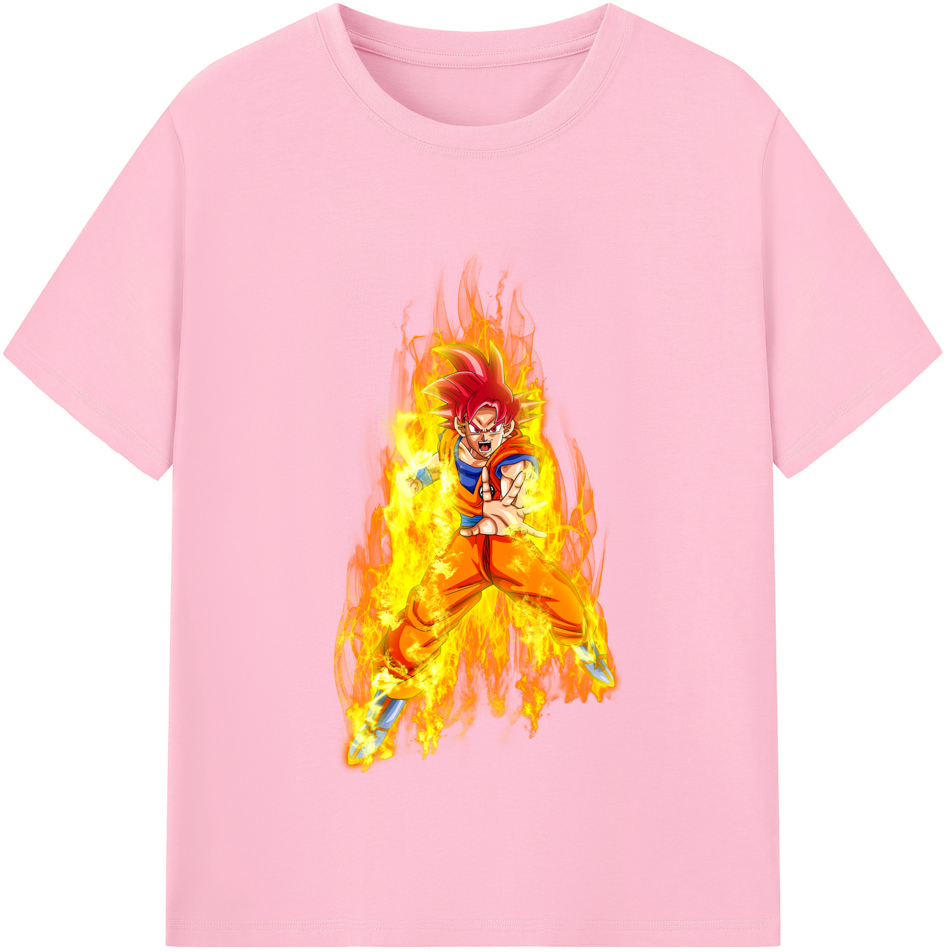 （画像用） ドラゴンボール 孫悟空（そん ごくう）Son Goku カカロット DRAGON BALL Kakarotto 綿100％半袖Tシャツ（フロントプリント）