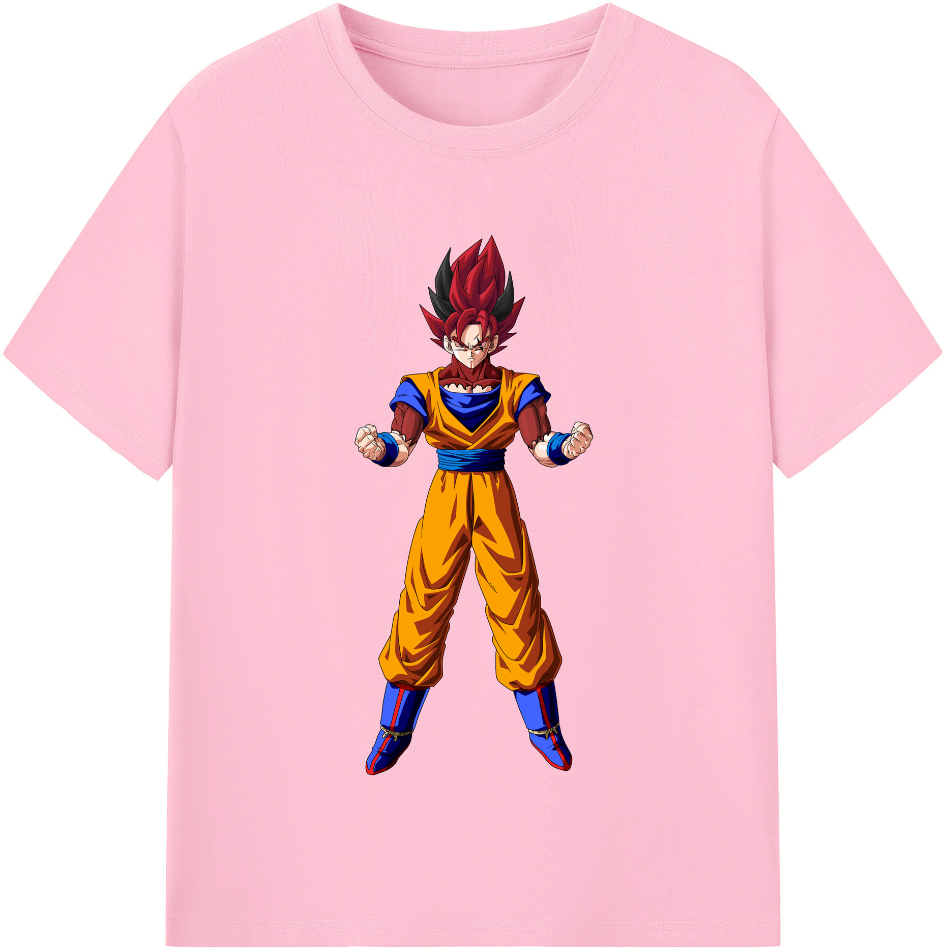 （画像用） ドラゴンボール 孫悟空（そん ごくう）Son Goku カカロット DRAGON BALL Kakarotto 綿100％半袖Tシャツ（フロントプリント）