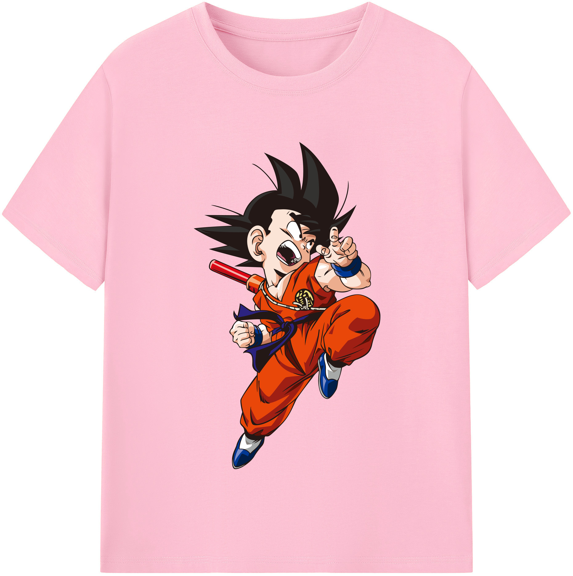 （画像用） ドラゴンボール 孫悟空（そん ごくう）Son Goku カカロット DRAGON BALL Kakarotto 綿100％半袖Tシャツ（フロントプリント）