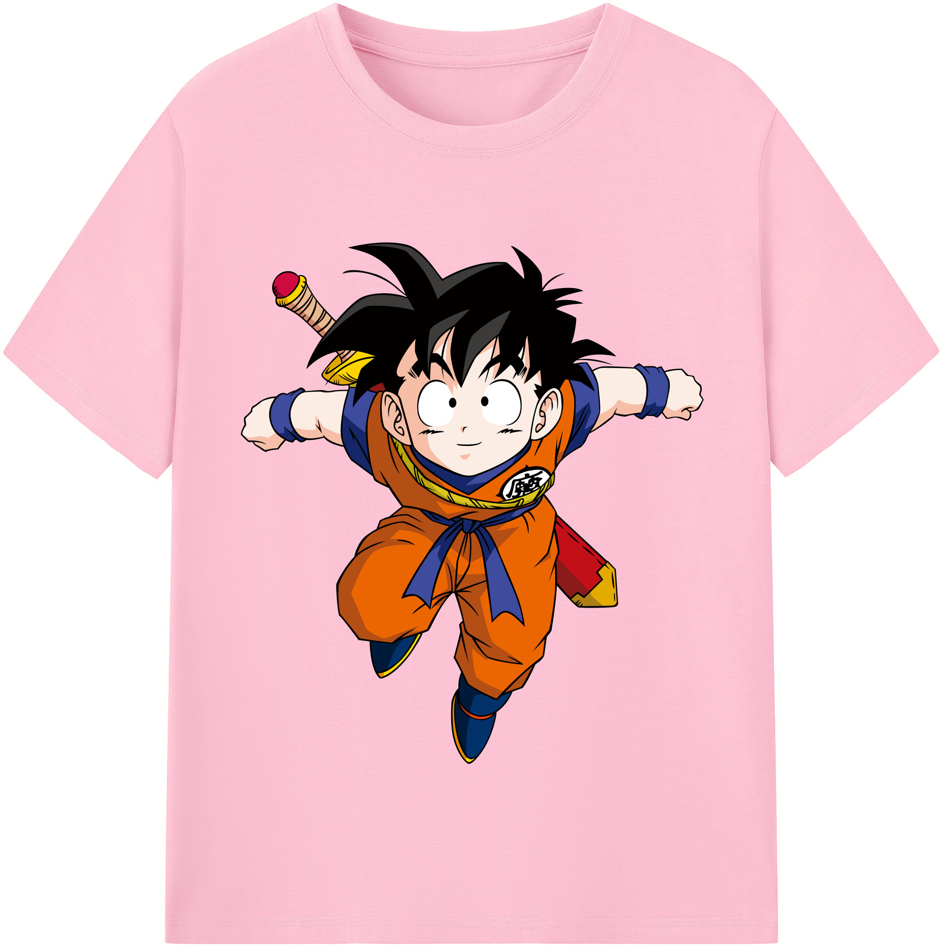 （画像用） ドラゴンボール 孫悟空（そん ごくう）Son Goku カカロット DRAGON BALL Kakarotto 綿100％半袖Tシャツ（フロントプリント）