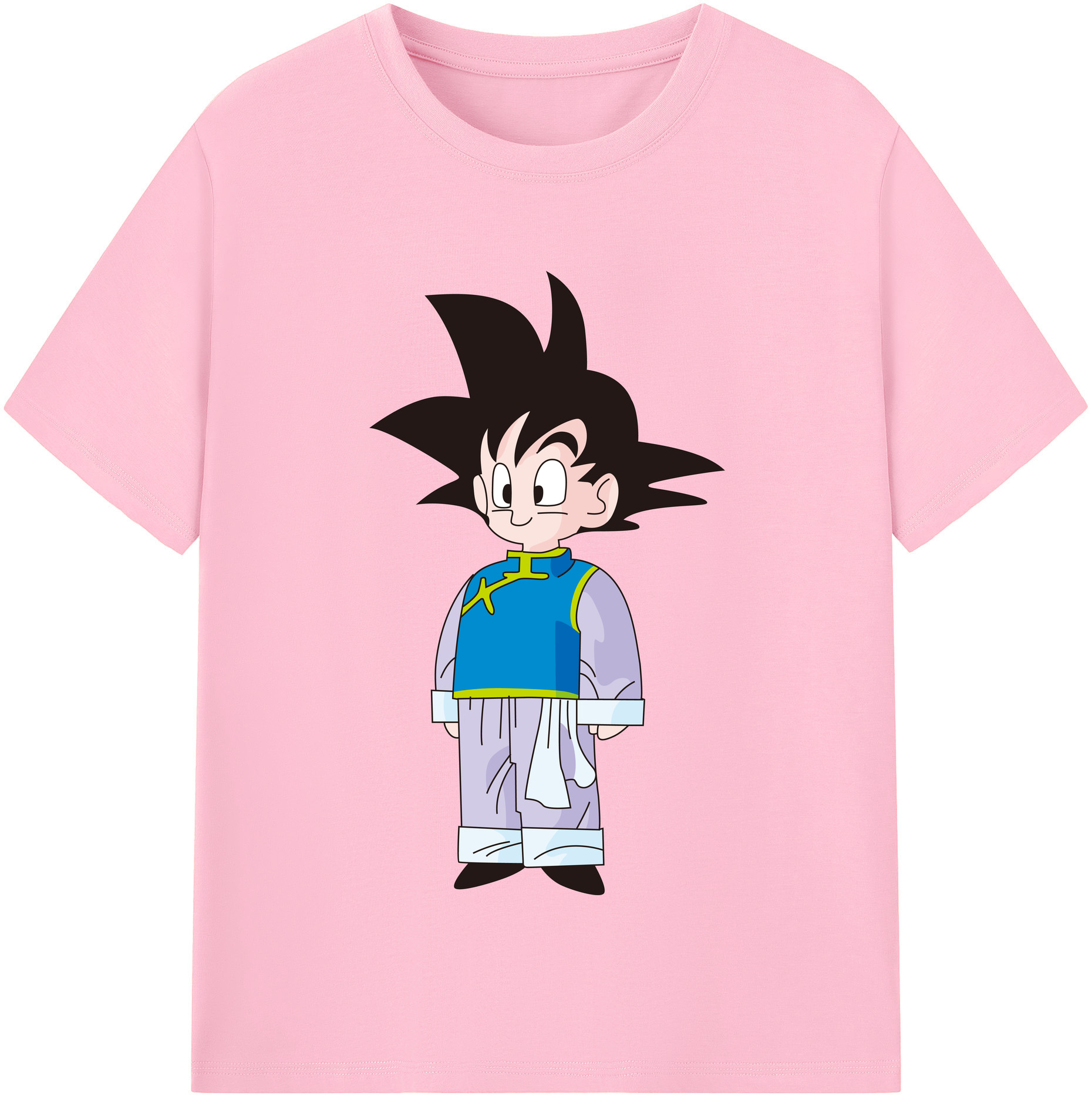 （画像用） ドラゴンボール 孫悟空（そん ごくう）Son Goku カカロット DRAGON BALL Kakarotto 綿100％半袖Tシャツ（フロントプリント）