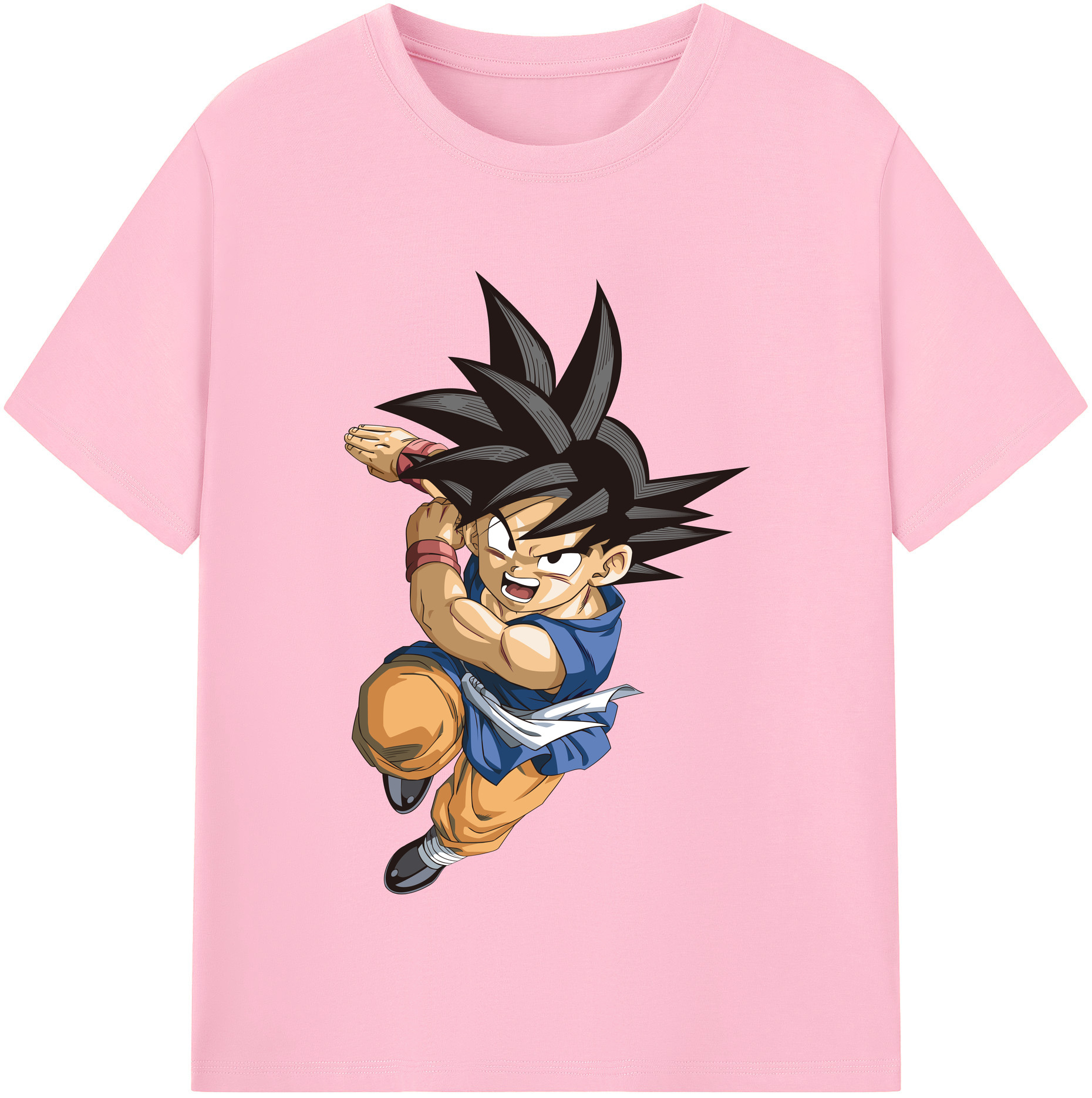 （画像用） ドラゴンボール 孫悟空（そん ごくう）Son Goku カカロット DRAGON BALL Kakarotto 綿100％半袖Tシャツ（フロントプリント）