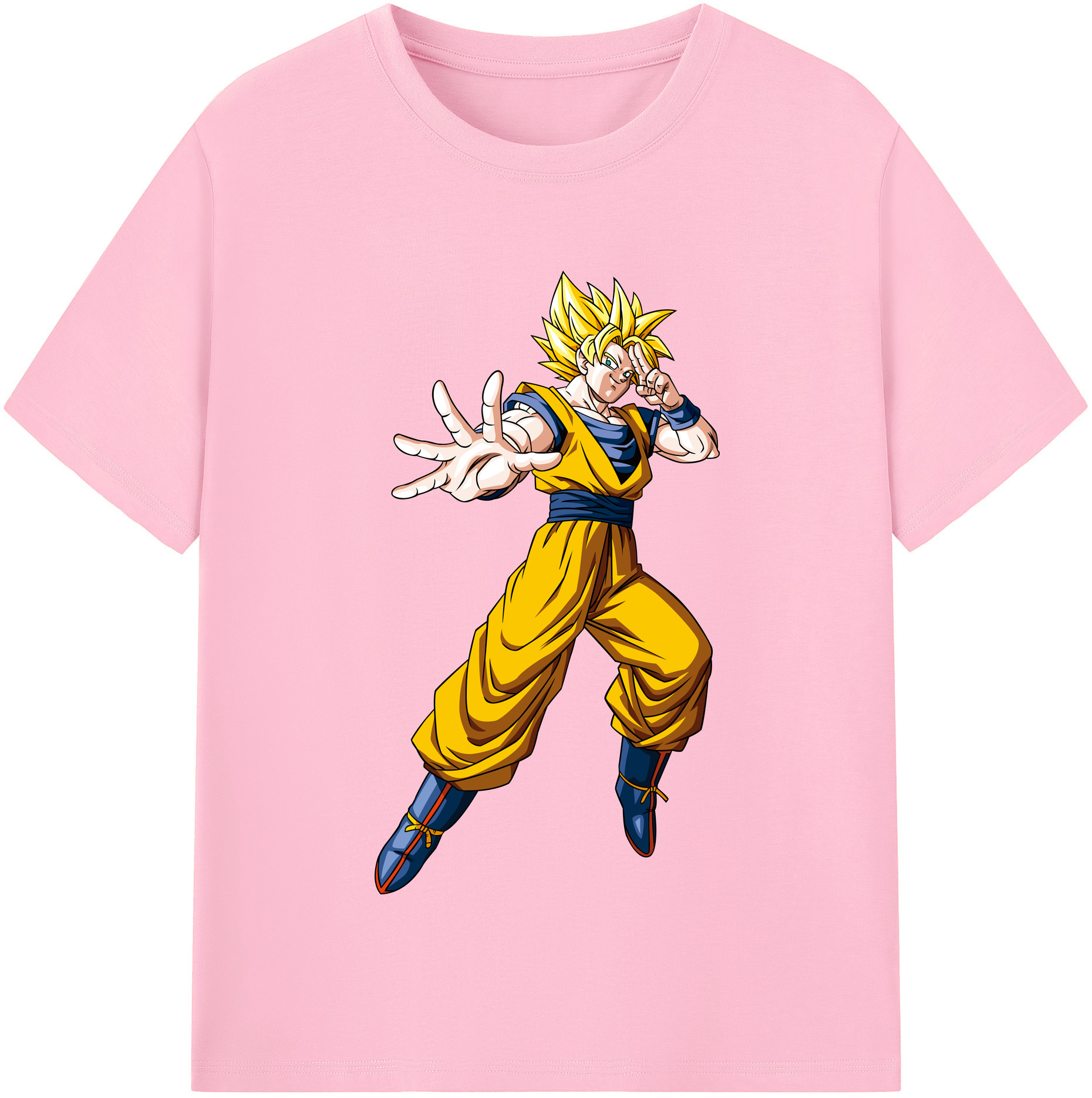 （画像用） ドラゴンボール 孫悟空（そん ごくう）Son Goku カカロット DRAGON BALL Kakarotto 綿100％半袖Tシャツ（フロントプリント）