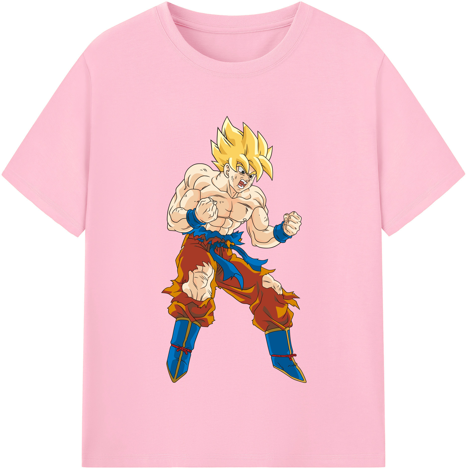 （画像用） ドラゴンボール 孫悟空（そん ごくう）Son Goku カカロット DRAGON BALL Kakarotto 綿100％半袖Tシャツ（フロントプリント）