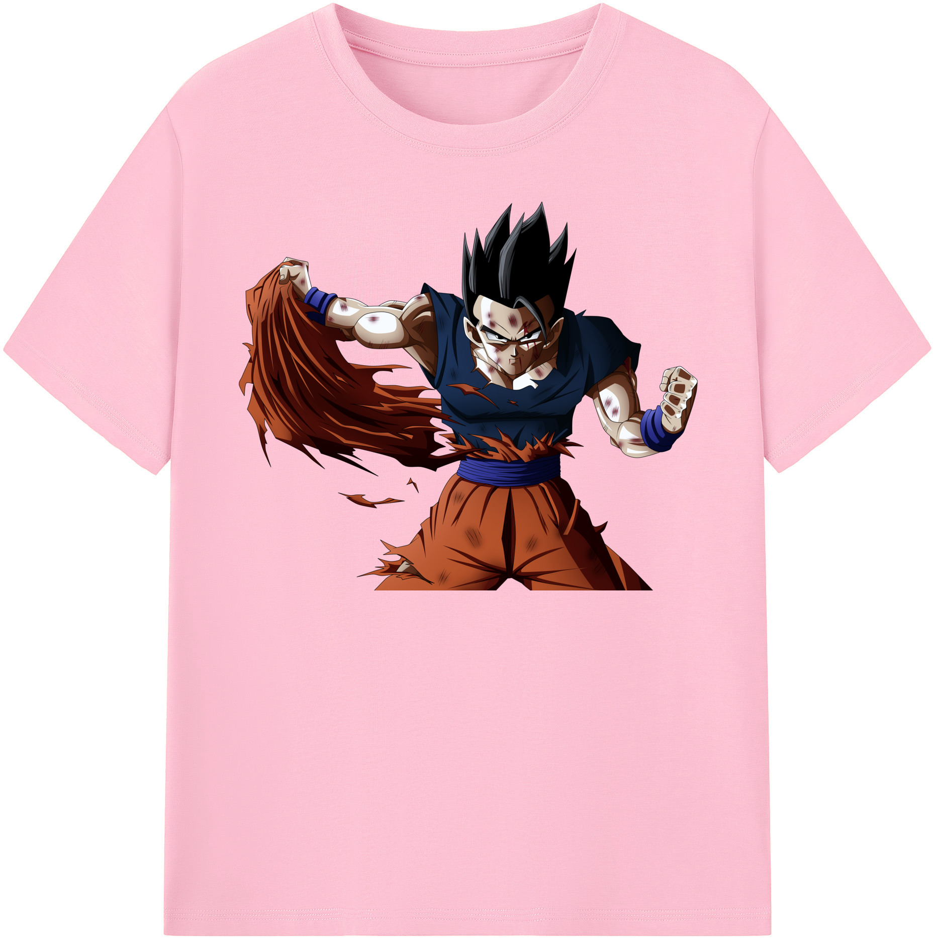 （画像用） ドラゴンボール ベジータ四世（Bejīta Yonsei）DRAGON BALL Vegeta IV 綿100％半袖Tシャツ（フロントプリント）