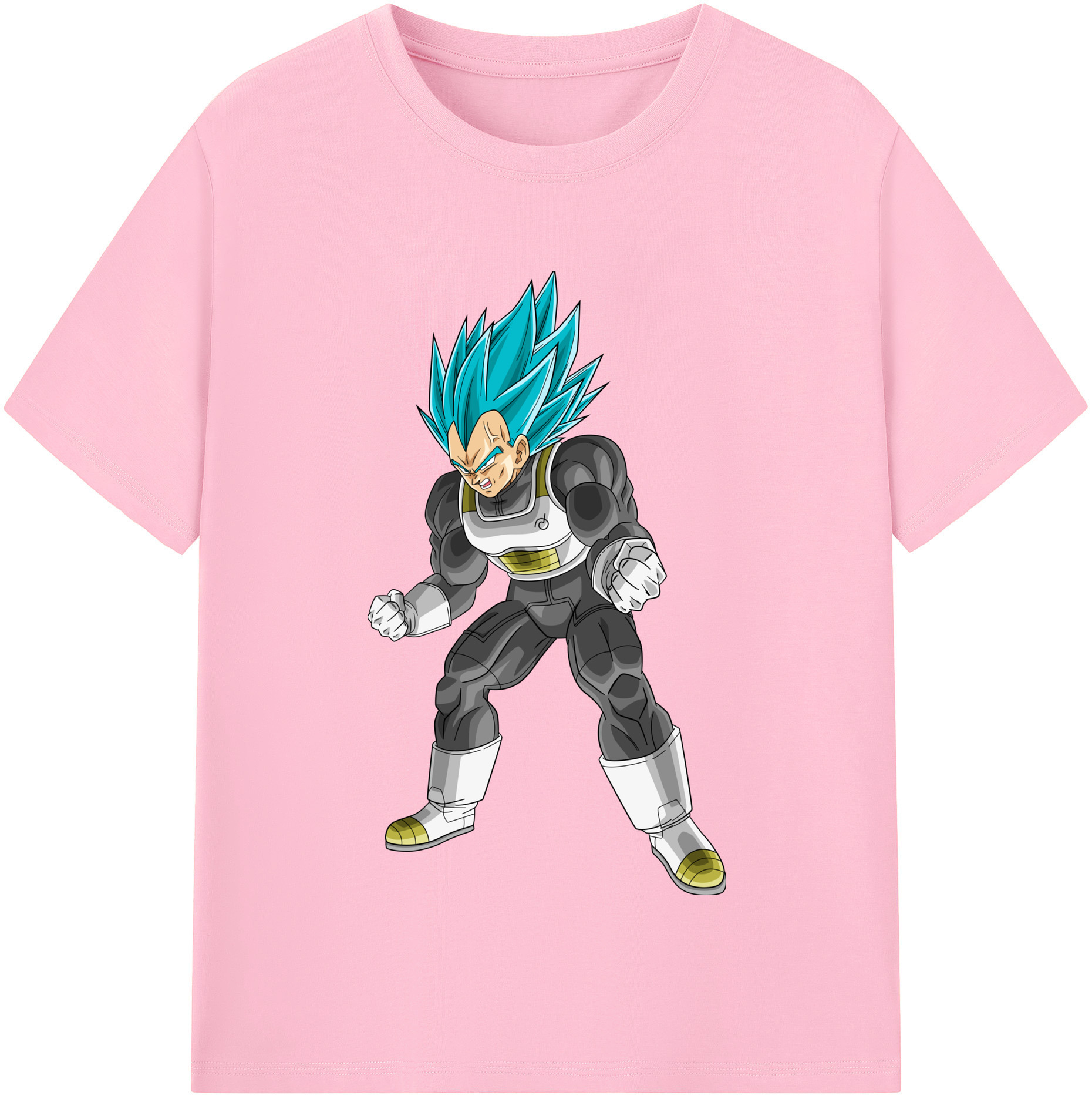 （画像用） ドラゴンボール ベジータ四世（Bejīta Yonsei）DRAGON BALL Vegeta IV 綿100％半袖Tシャツ（フロントプリント）