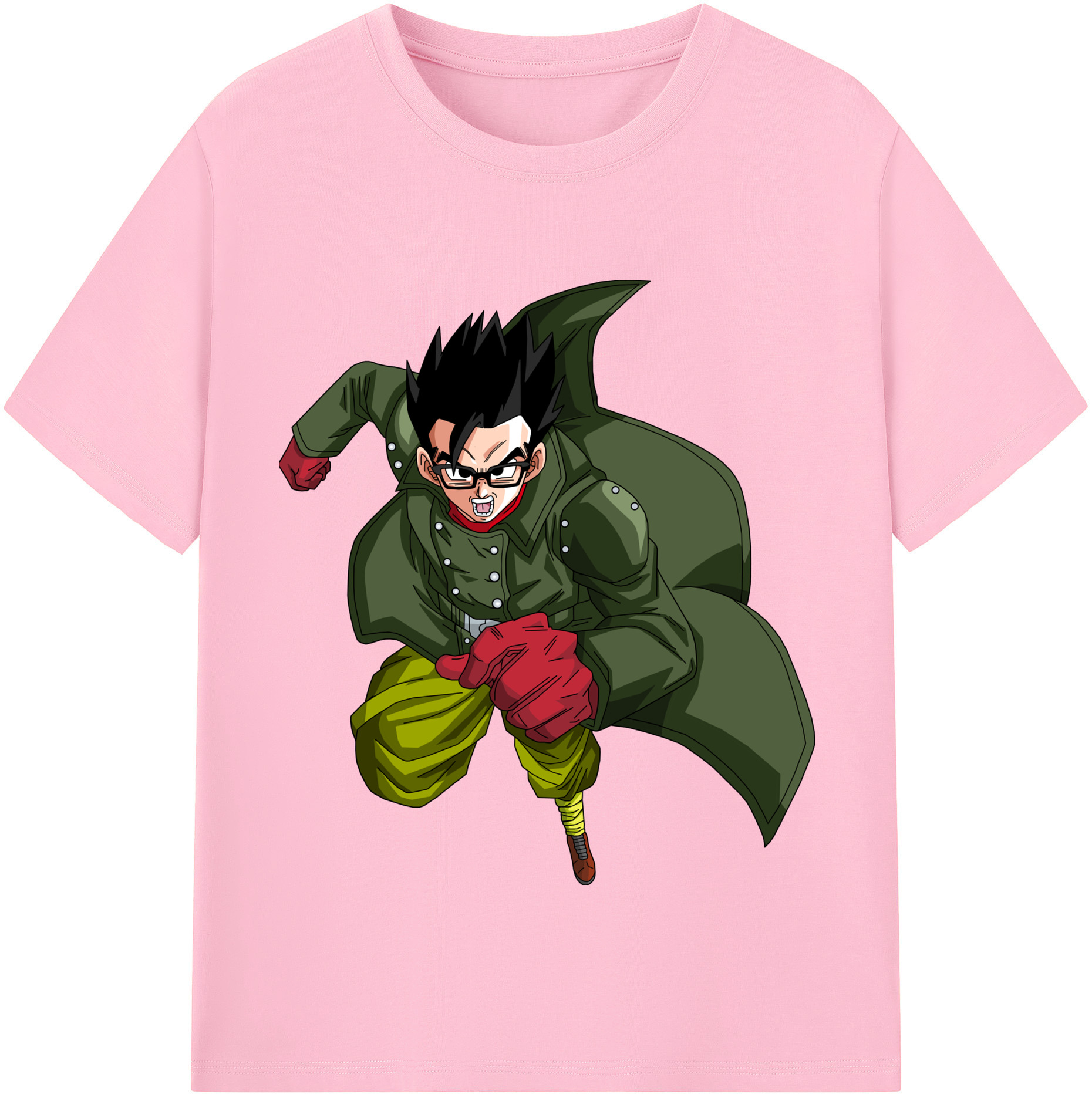 （画像用） ドラゴンボール 孫 悟飯（そんごはん）DRAGON BALL Son Gohan 綿100％半袖Tシャツ（フロントプリント）