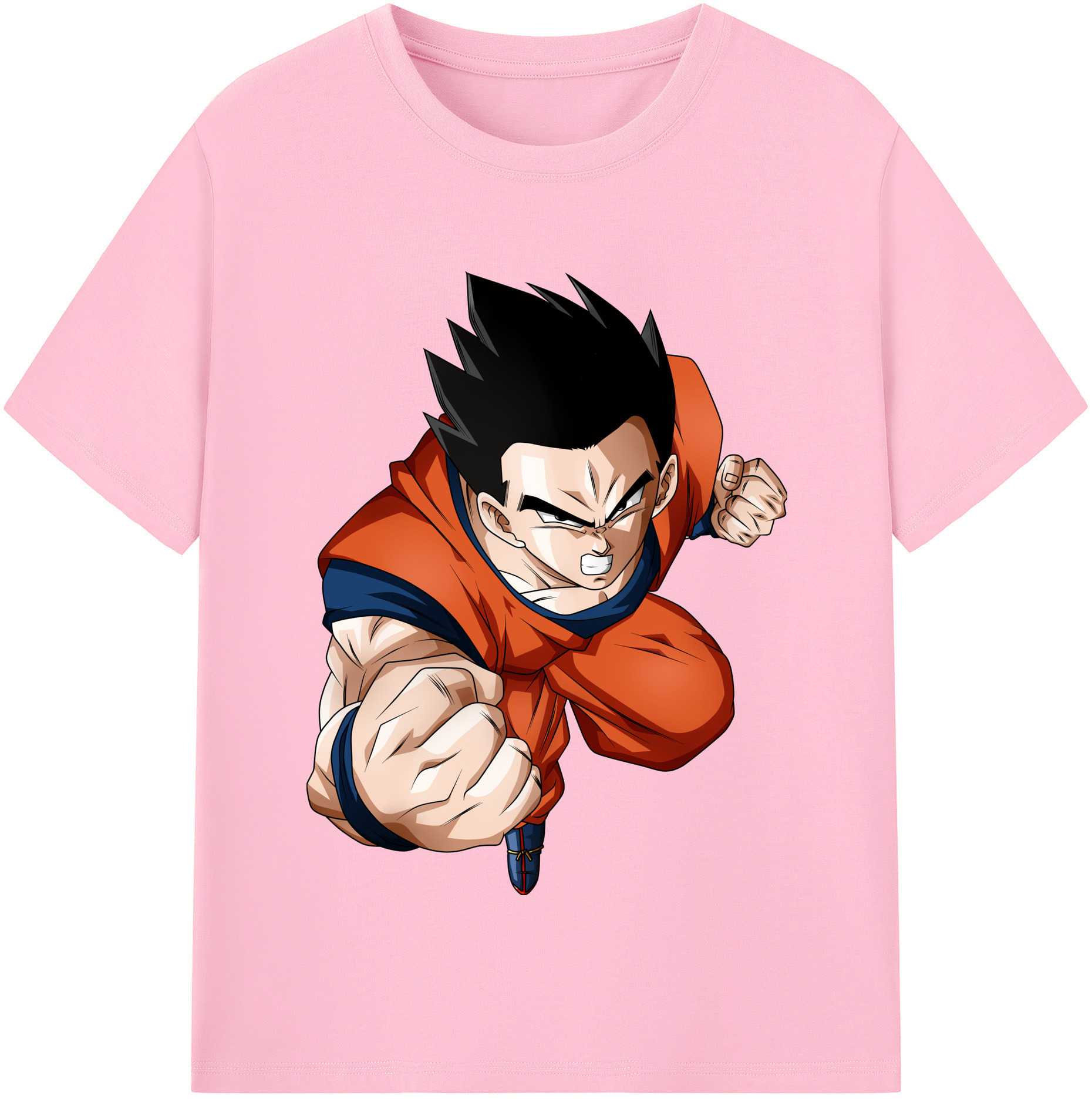 （画像用） ドラゴンボール 孫 悟飯（そんごはん）DRAGON BALL Son Gohan 綿100％半袖Tシャツ（フロントプリント）