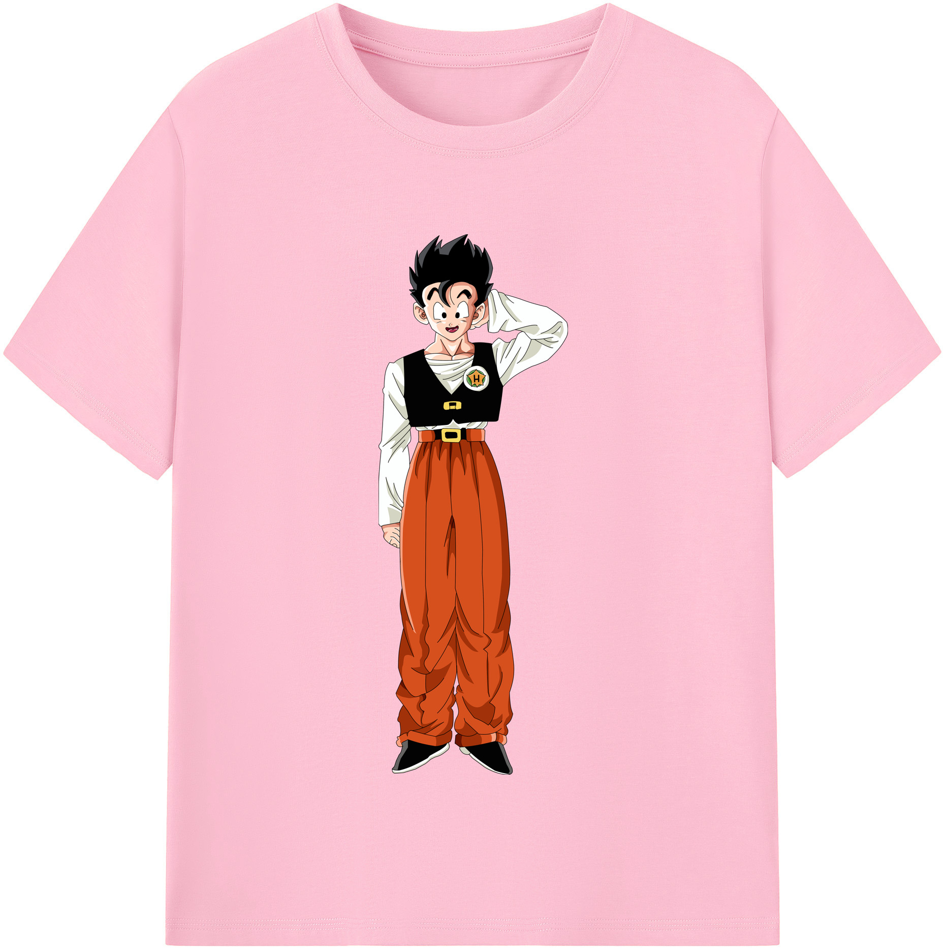 （画像用） ドラゴンボール 孫 悟飯（そんごはん）DRAGON BALL Son Gohan 綿100％半袖Tシャツ（フロントプリント）