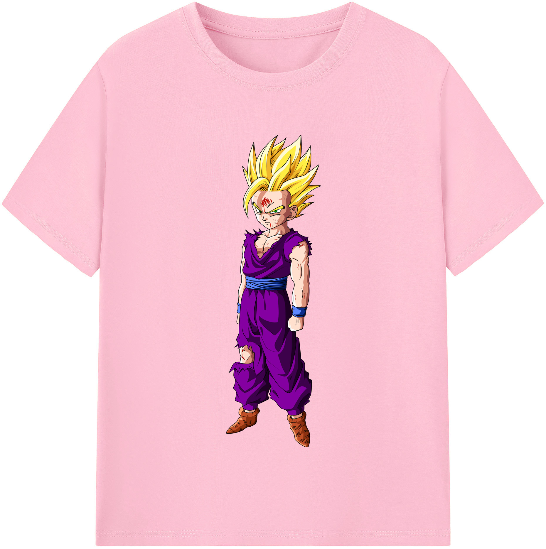 （画像用） ドラゴンボール 孫 悟飯（そんごはん）DRAGON BALL Son Gohan 綿100％半袖Tシャツ（フロントプリント）