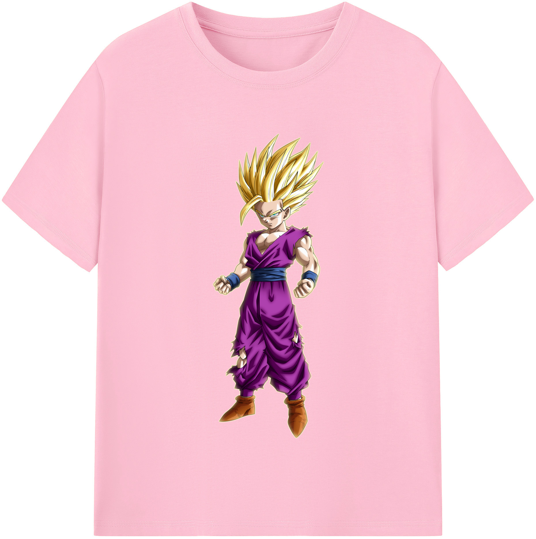 （画像用） ドラゴンボール 孫 悟飯（そんごはん）DRAGON BALL Son Gohan 綿100％半袖Tシャツ（フロントプリント）