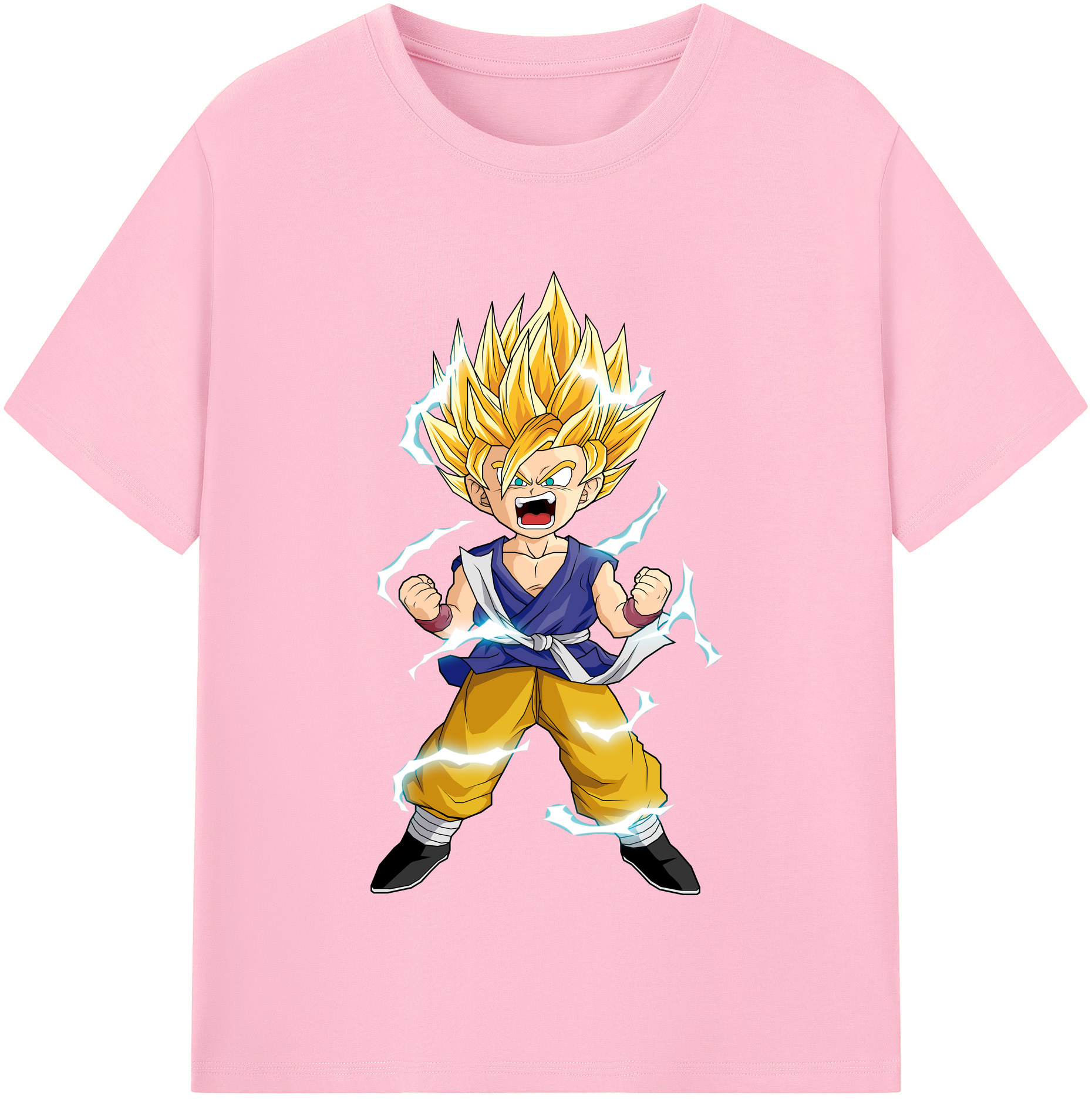 （画像用） ドラゴンボール 孫 悟飯（そんごはん）DRAGON BALL Son Gohan 綿100％半袖Tシャツ（フロントプリント）