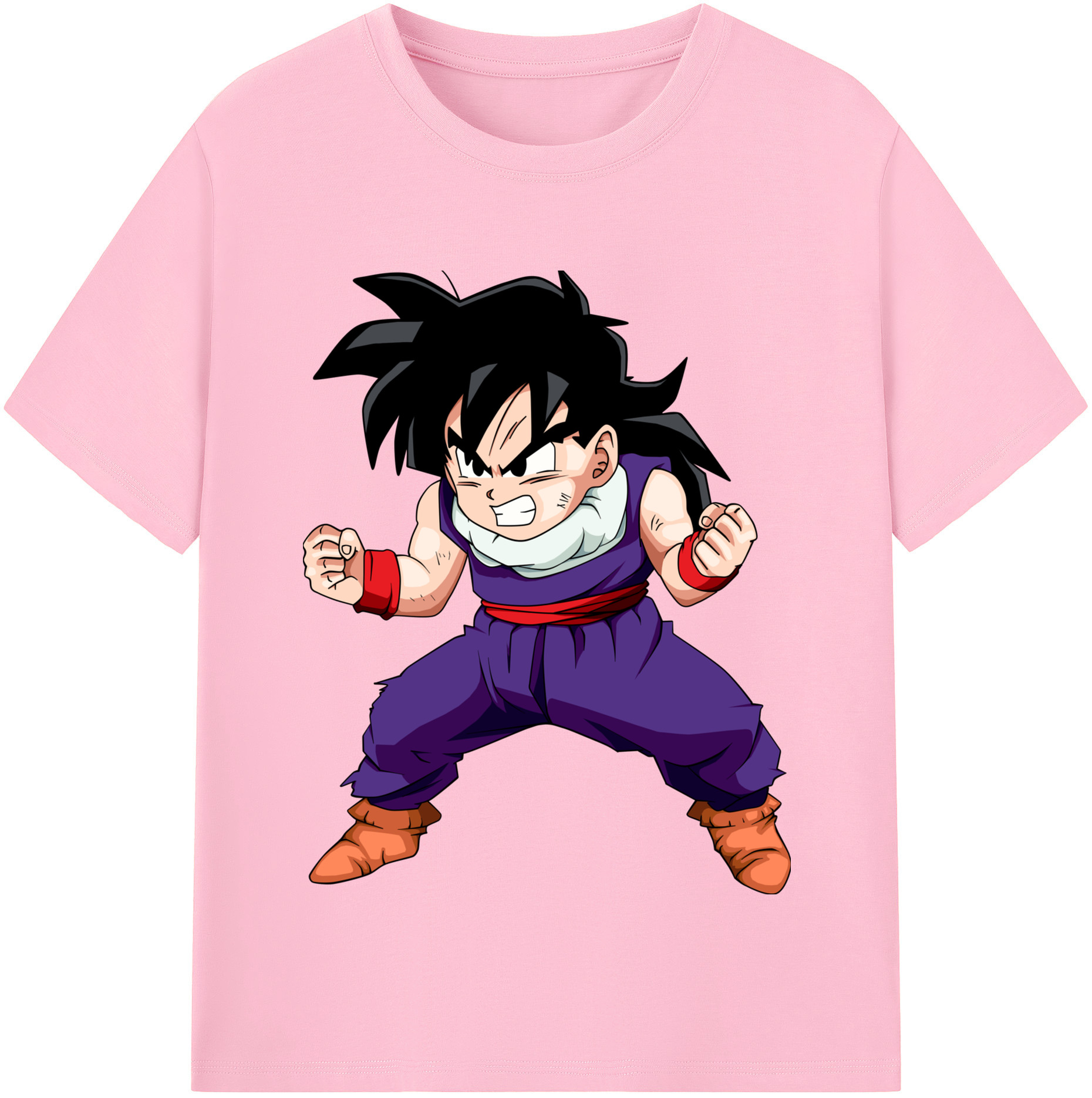 （画像用） ドラゴンボール 孫 悟飯（そんごはん）DRAGON BALL Son Gohan 綿100％半袖Tシャツ（フロントプリント）