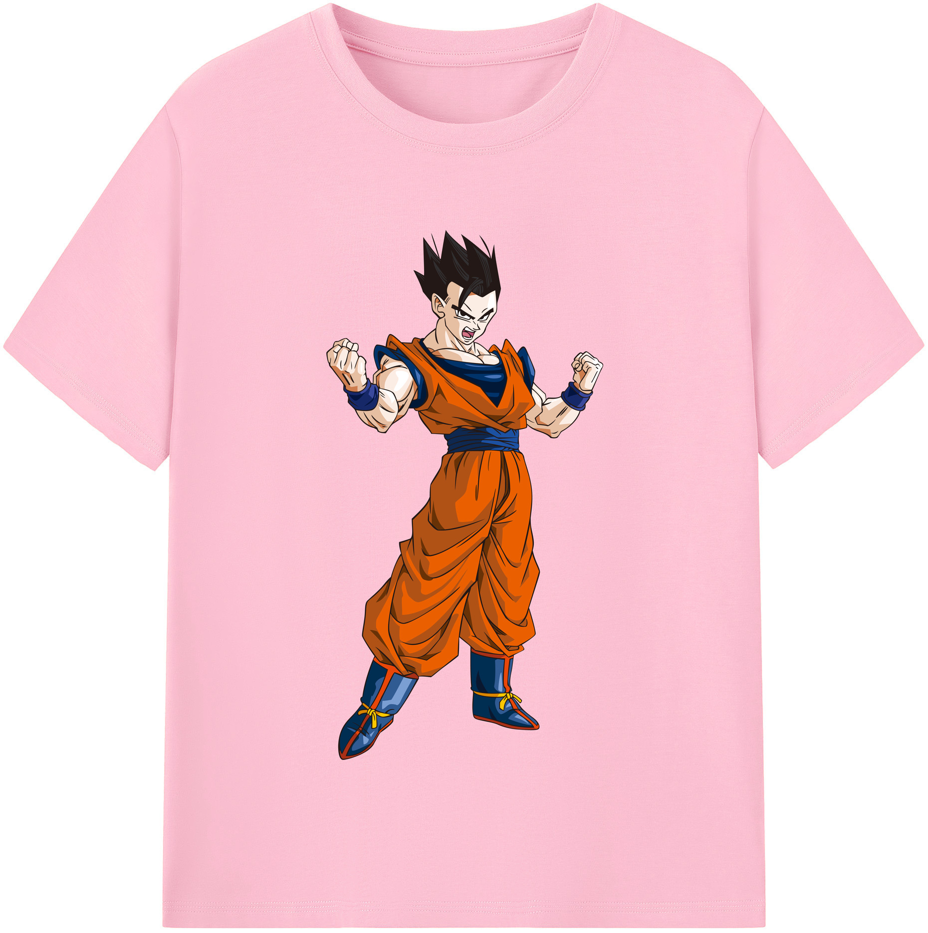 （画像用） ドラゴンボール 孫 悟飯（そんごはん）DRAGON BALL Son Gohan 綿100％半袖Tシャツ（フロントプリント）