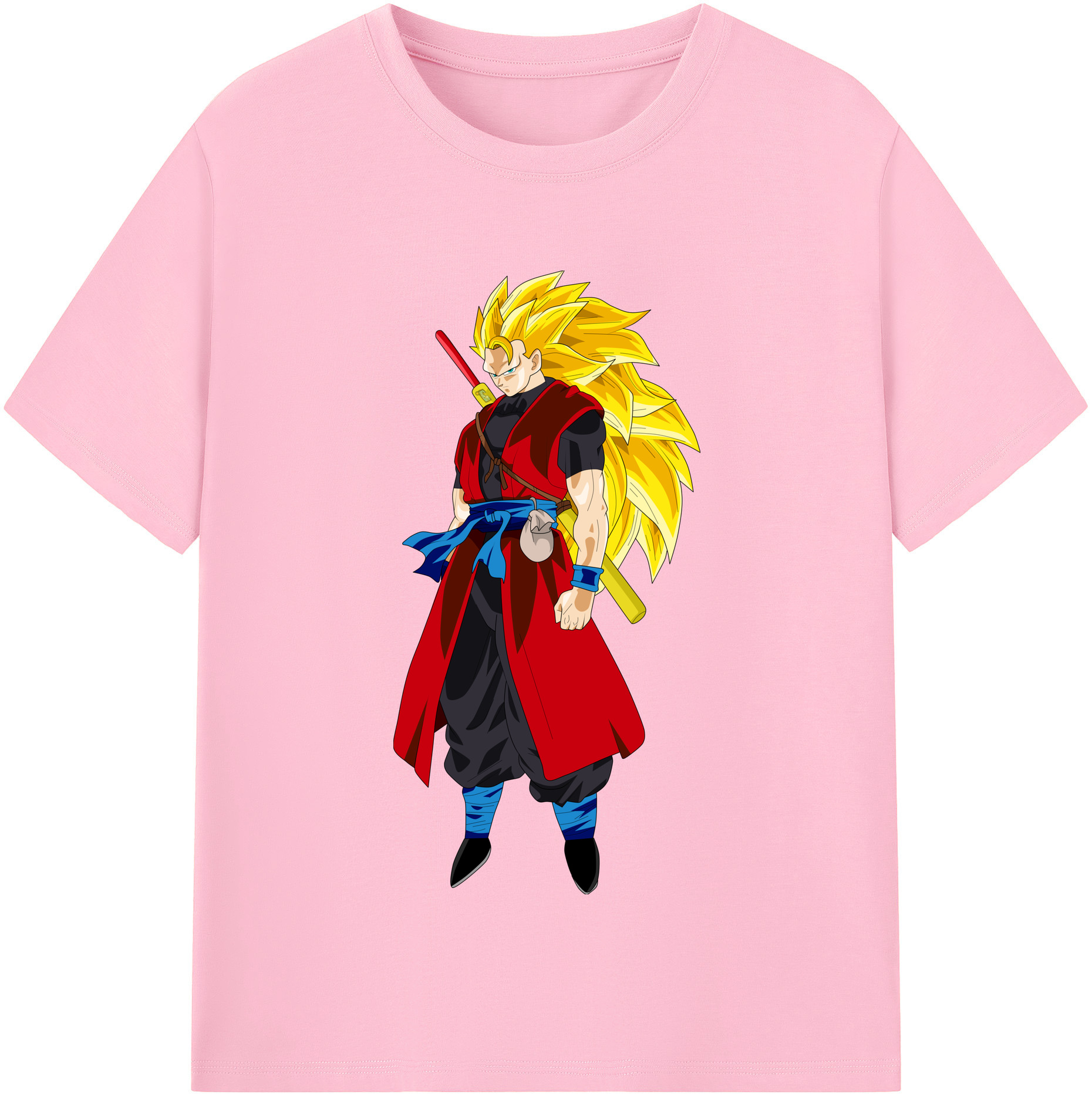 （画像用） ドラゴンボール トランクス（Torankusu）DRAGON BALL Trunks 綿100％半袖Tシャツ（フロントプリント）